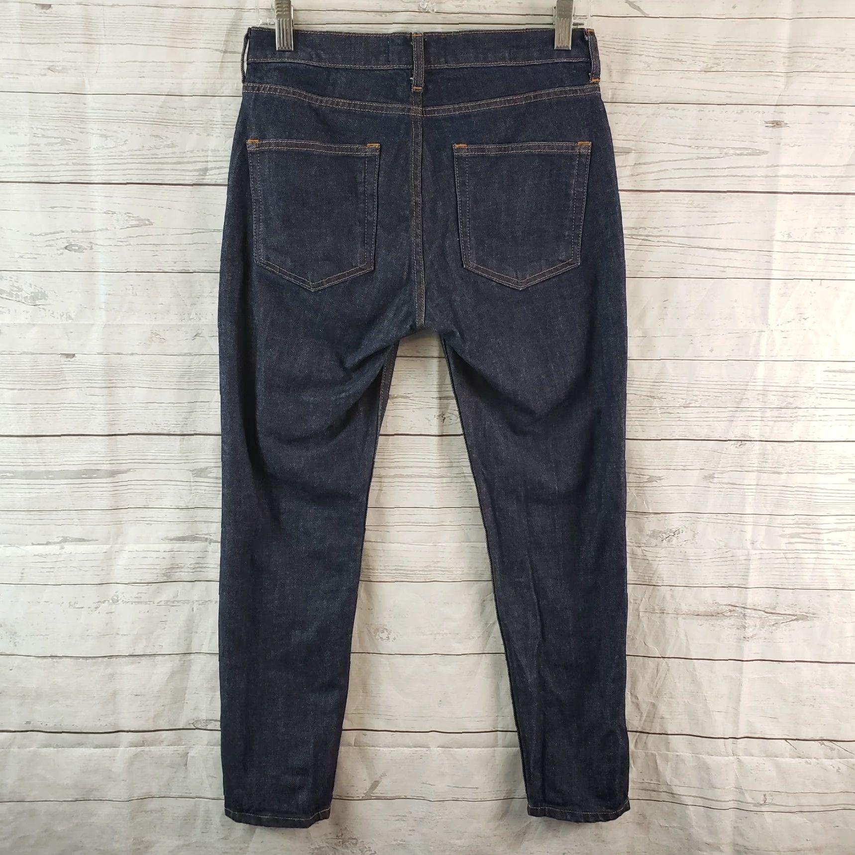 Everlane Everlane Womens Ankle Jeans Sz 27 Blue Dark Wash Mid Rise Jeans 27 Womens Blue Dark Wash Ankle Rise Mid Denim Size 27" / US 4 / IT 40 - 3 Thumbnail