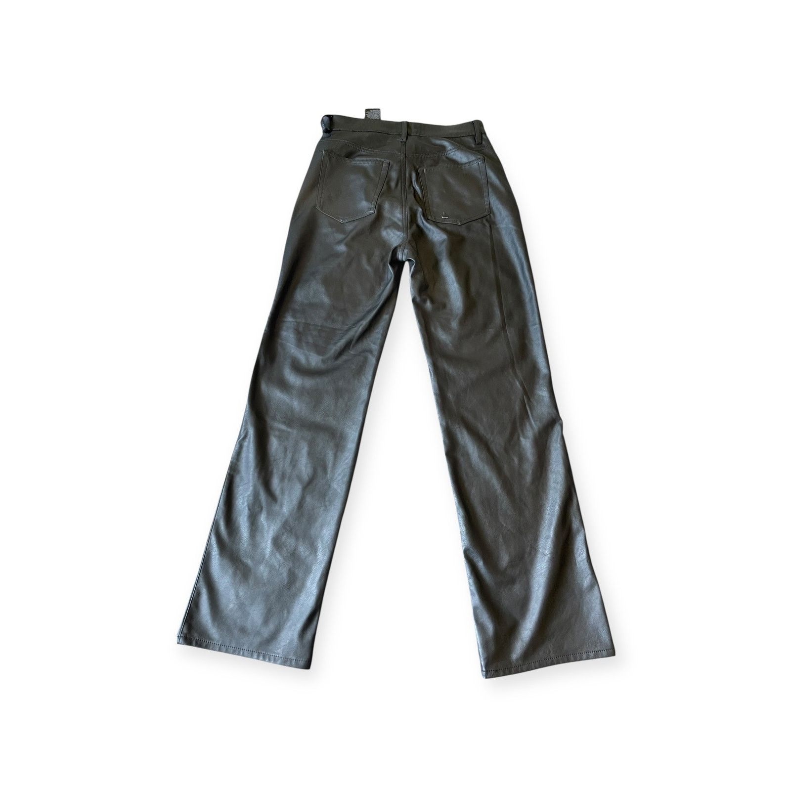 H&M H&M Black Faux Leather Slim Fit Pants Women’sClassicTrousers Size 30" / US 8 / IT 44 - 3 Thumbnail