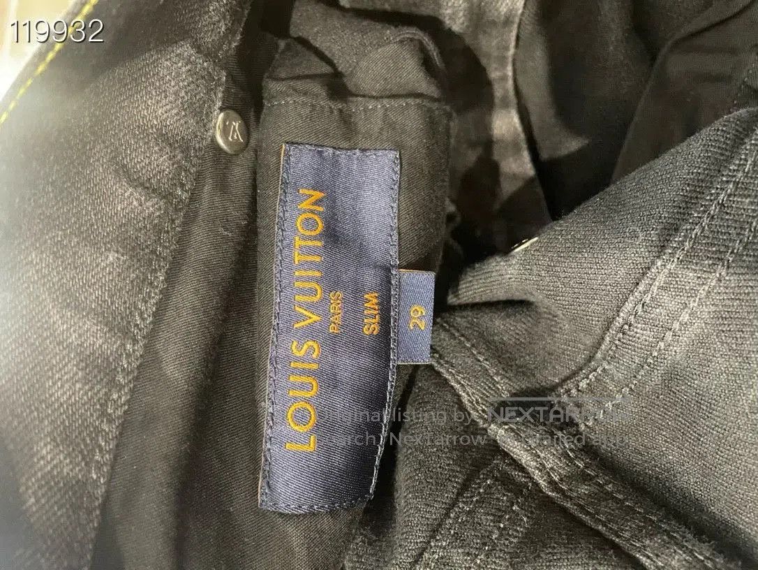 Louis Vuitton Lv 1854 Series Black Straight Jeans. Size US 29 - 3 Thumbnail