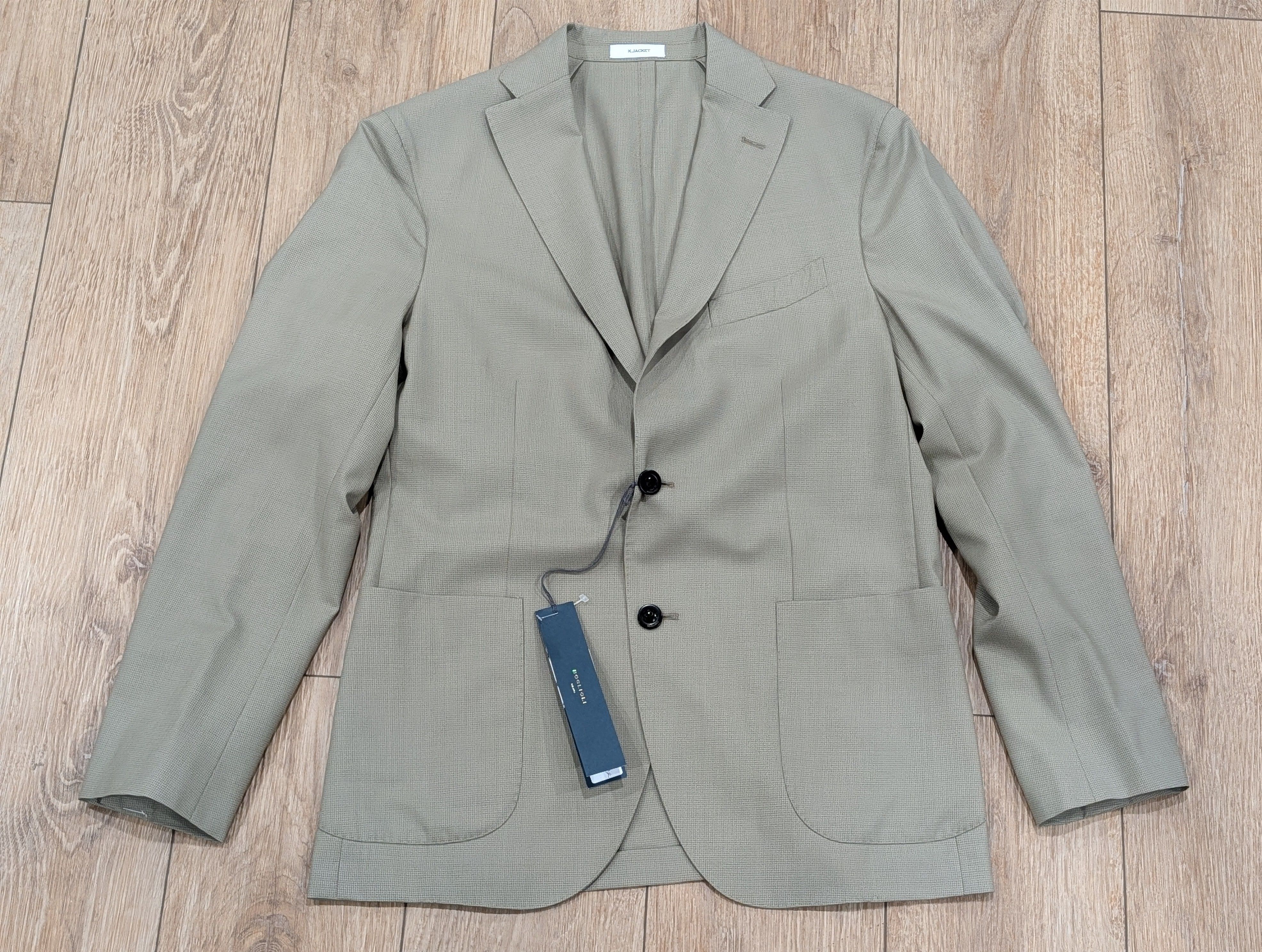 Boglioli BOGLIOLI "K-Jacket" Wool/Silk Sport Coat Mint Green 48 US 38 Size 38R - 1 Thumbnail