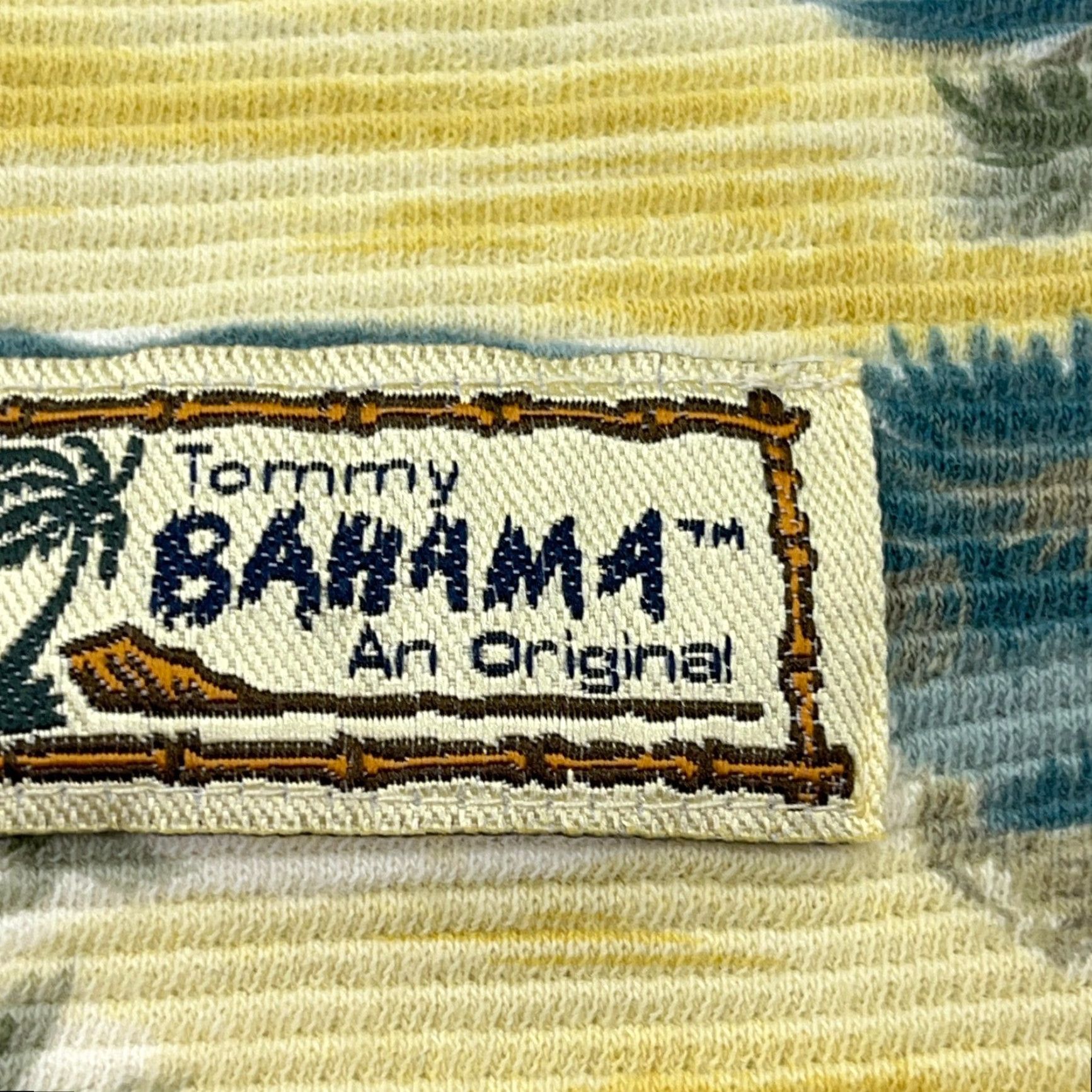 Tommy Bahama Tommy Bahama Polo Shirt Men Large Yellow Floral Hawaiian Beach Golf A7 Polo Size US L / EU 52-54 / 3 - 4 Thumbnail