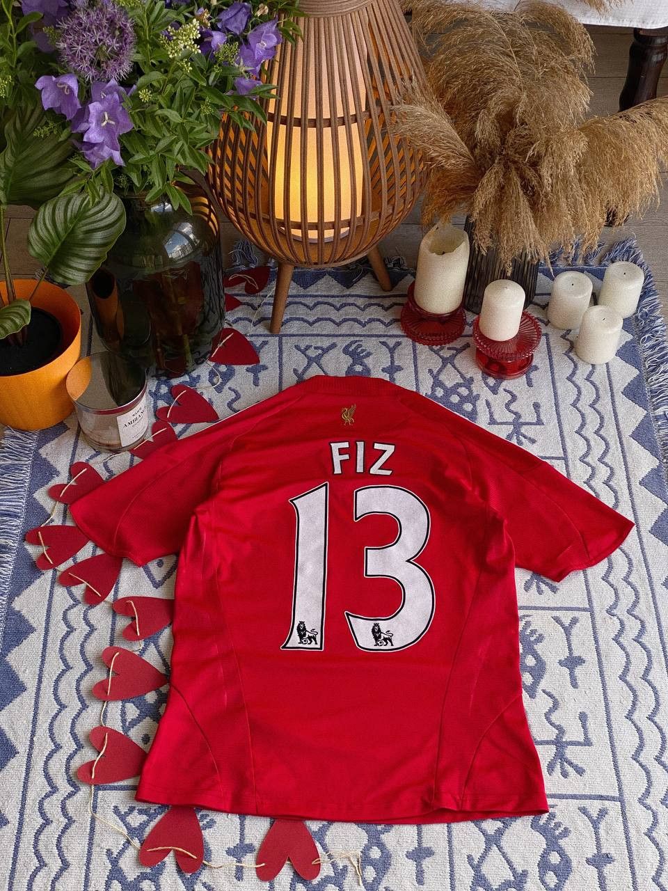 Adidas Liverpool FC Home Jersey 2008 Adidas Carlsberg Fiz #13 Size US S / EU 44-46 / 1 - 3 Thumbnail