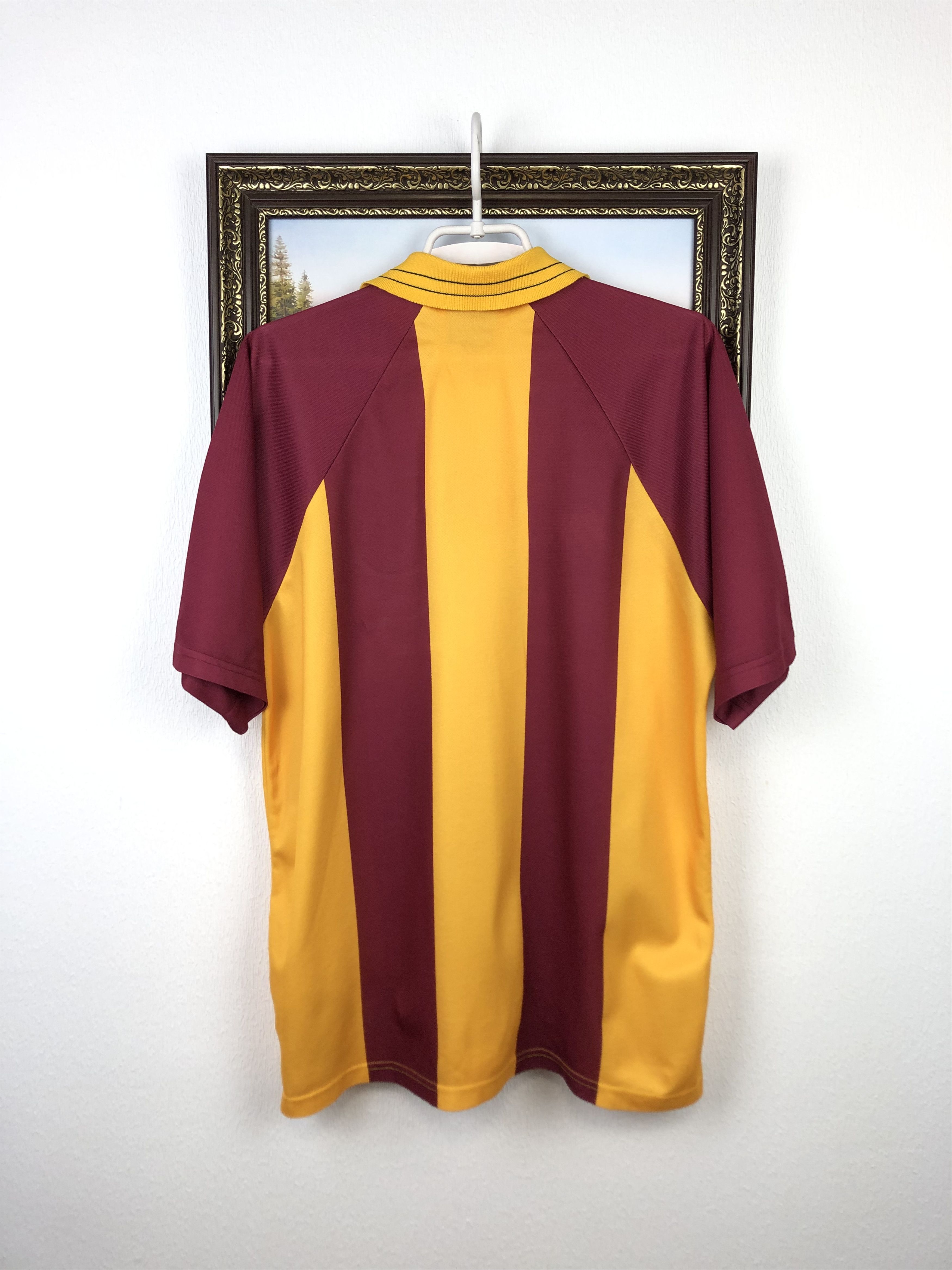 Vintage Bradford City Home football shirt 1999 Soccer Asics Jersey Size US M / EU 48-50 / 2 - 9 Thumbnail