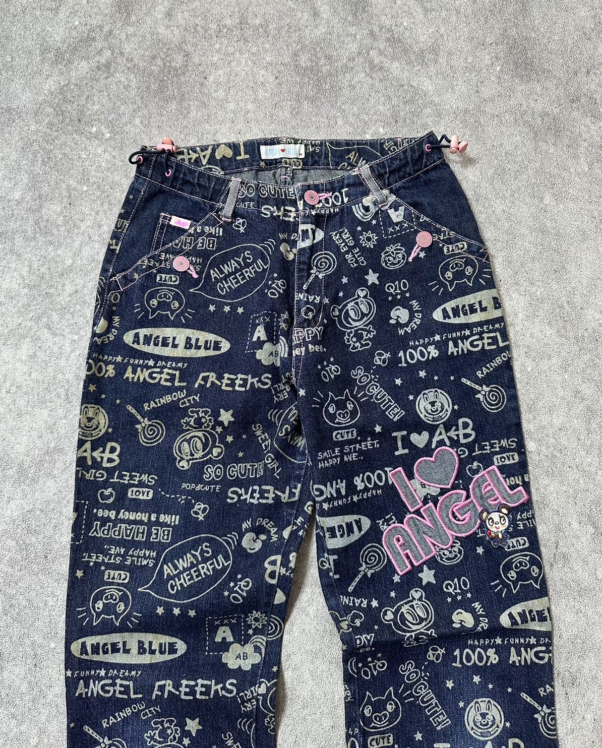 Angel Blue Y2K Japanes Angel Blue Flare Jeans Size 27" / US 4 / IT 40 - 4 Thumbnail