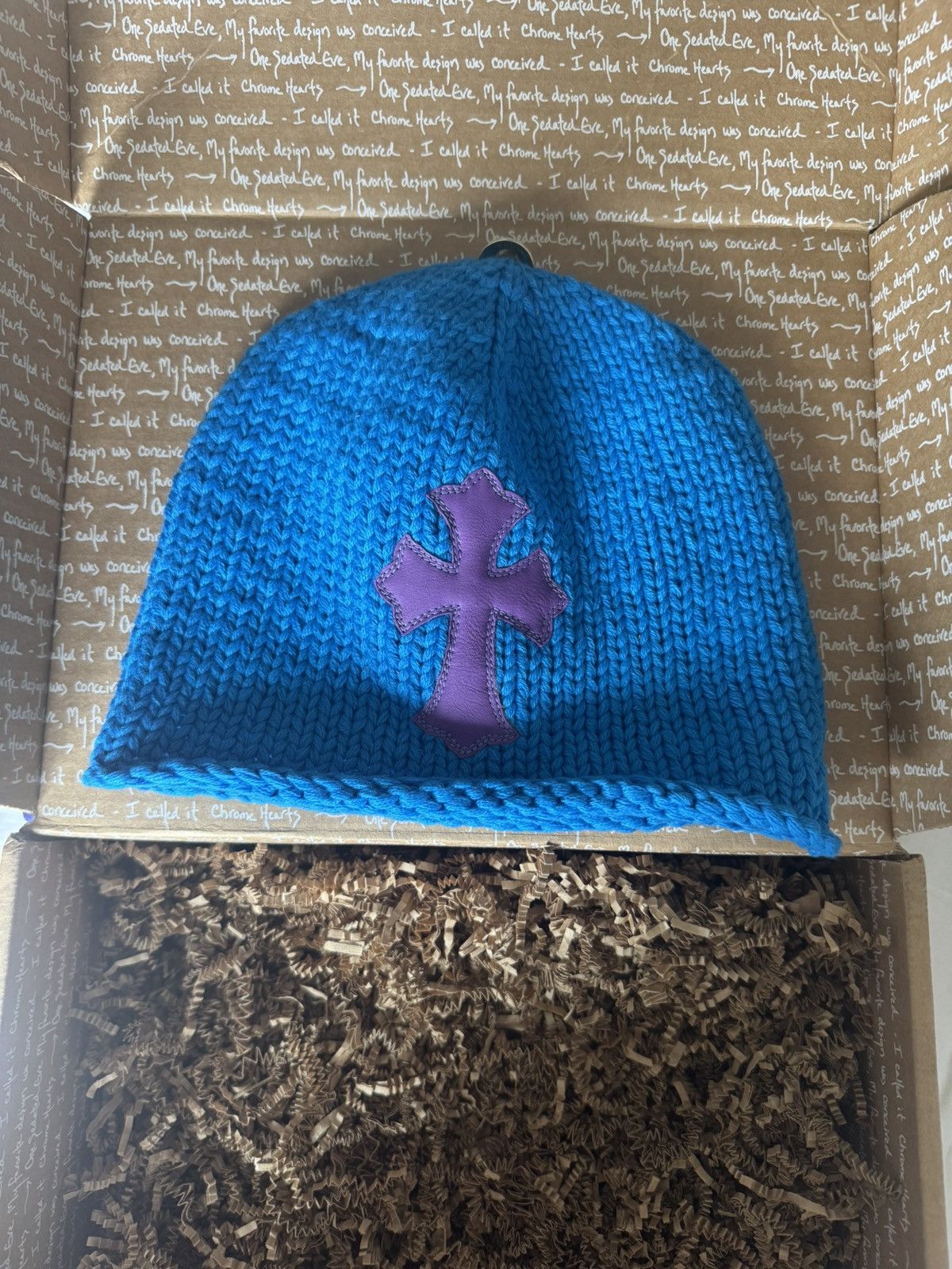 Chrome Hearts Cross Patch Cashmere Beanie