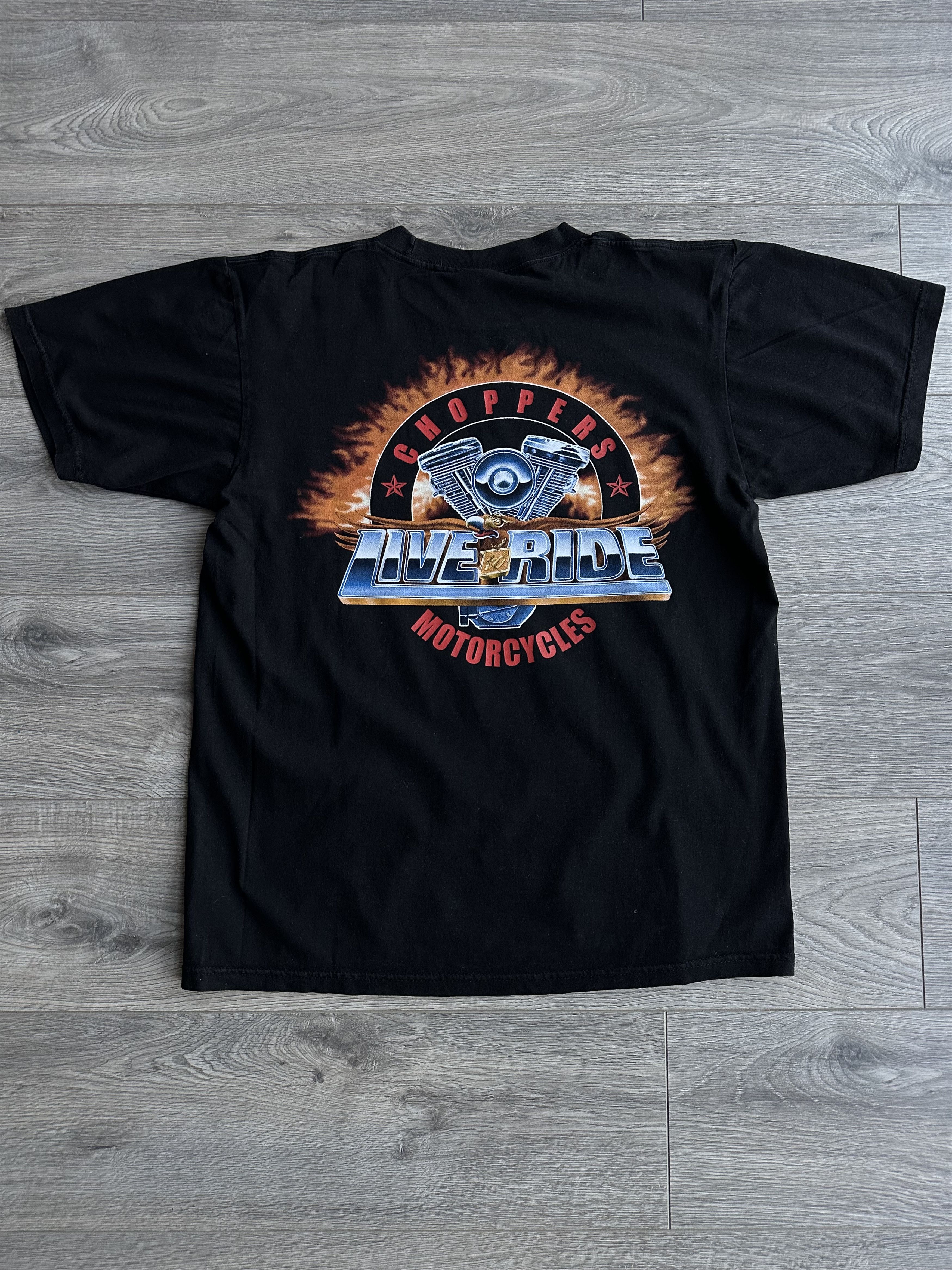 Vintage Life to ride choppers vintage t shirt Size US L / EU 52-54 / 3 - 4 Thumbnail