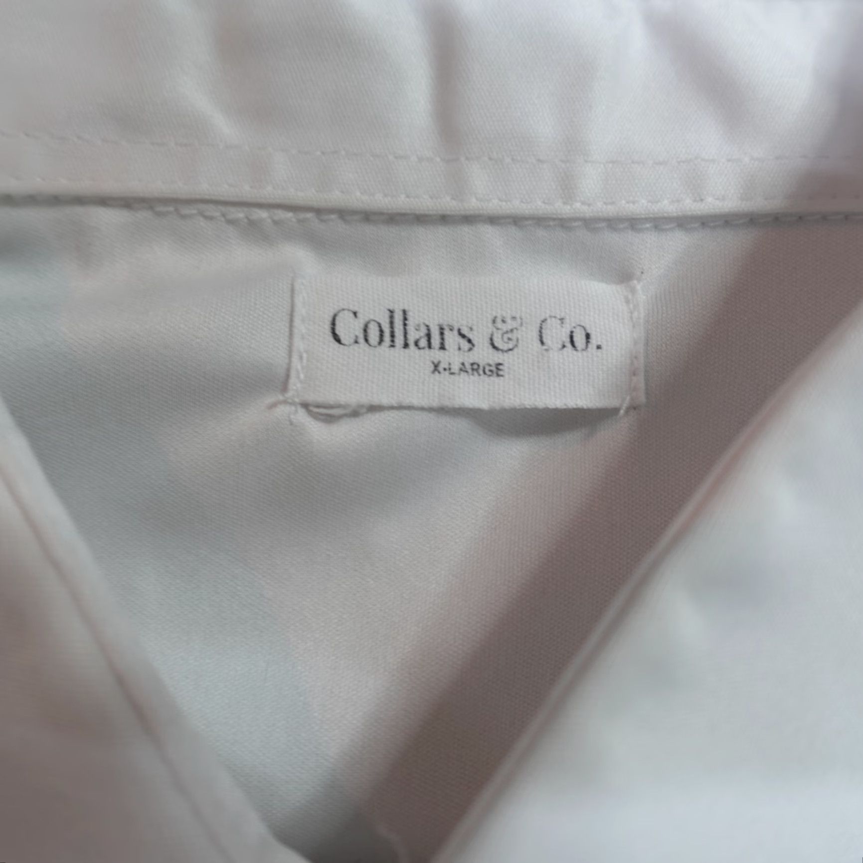 CO Collars & Co Polo Shirt XL White Solid Short Sleeve Men Polo Collar Shirt Collars & Co Mens XL White Polo Shirt Solid Short Sleeve Size US XL / EU 56 / 4 - 3 Thumbnail