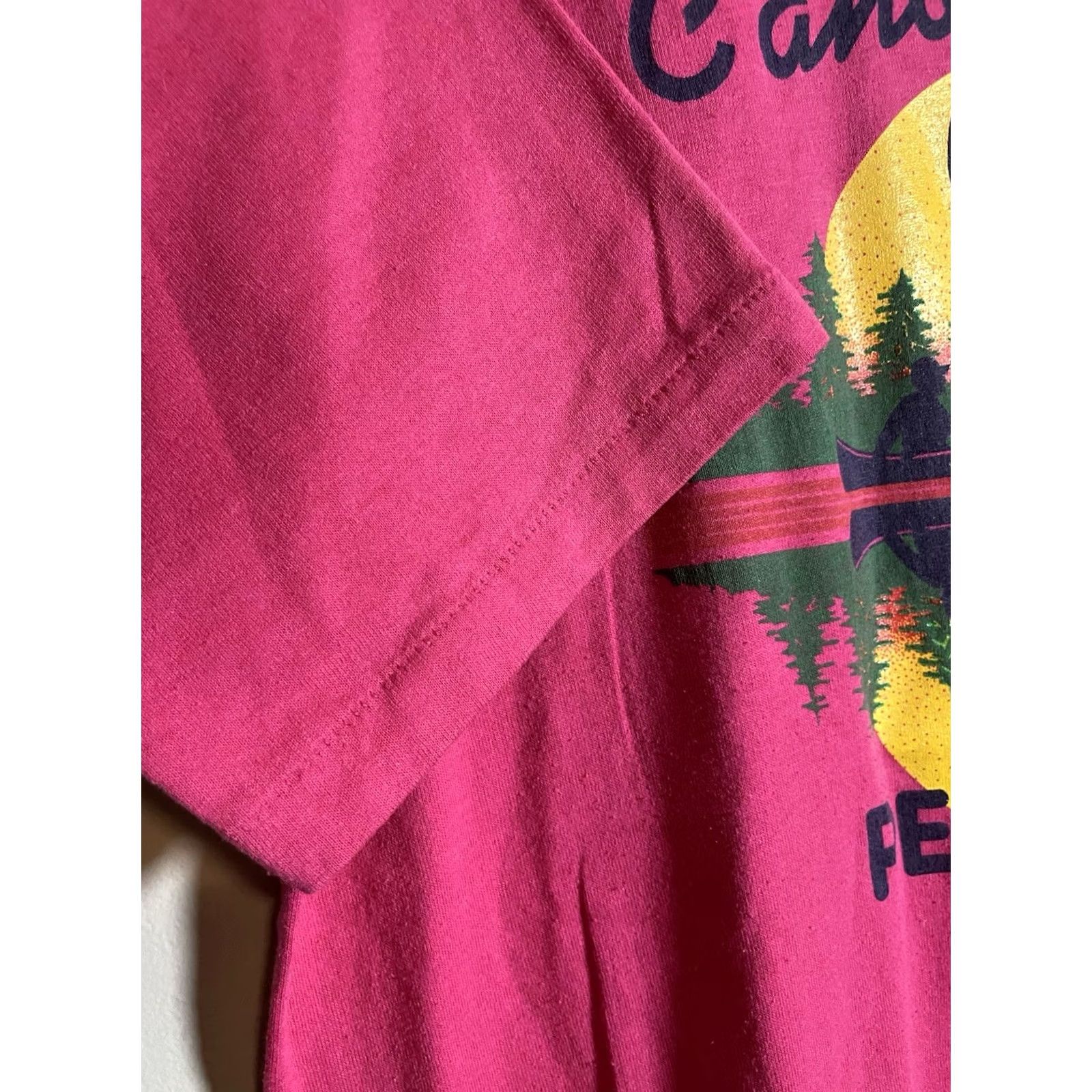 Jerzees VINTAGE Canoe Outpost Peace River T-Shirt Size L Unisex Purple 1990s Jerzees Graphic Tee Short Sleeve Grunge Bags Pit to Pit 20” Length 28” Size US L / EU 52-54 / 3 - 5 Thumbnail