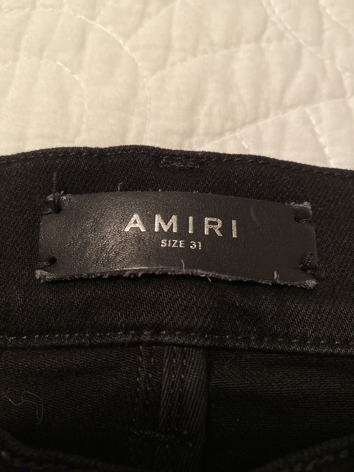 Amiri Amiri MX1 Bandana Jeans - Overdyed Black Size US 31 - 2 Thumbnail