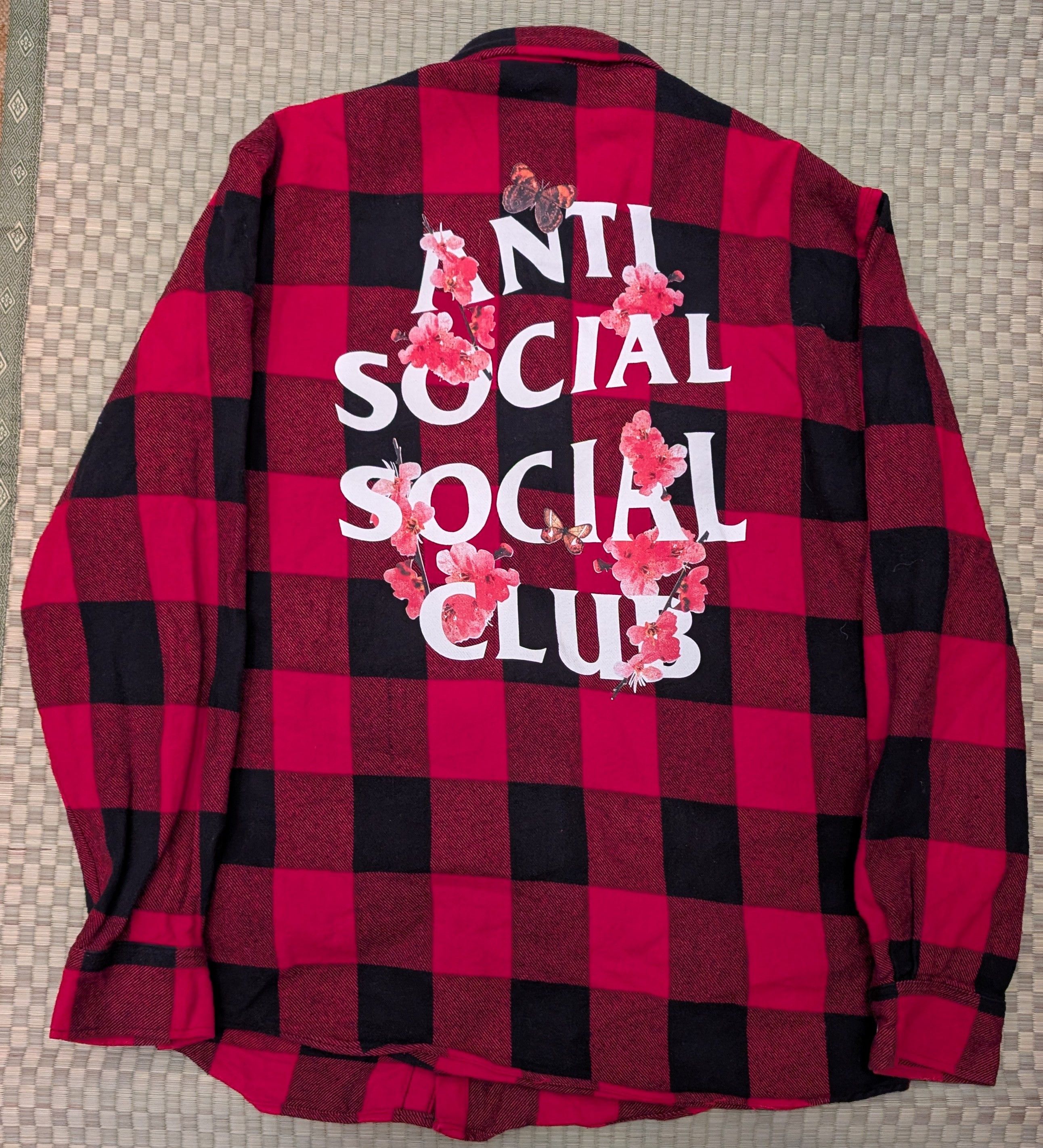 Anti Social Social Club Anti Social Social Club Kkoch Flannel Shirt Made in USA Size US L / EU 52-54 / 3 - 1 Thumbnail