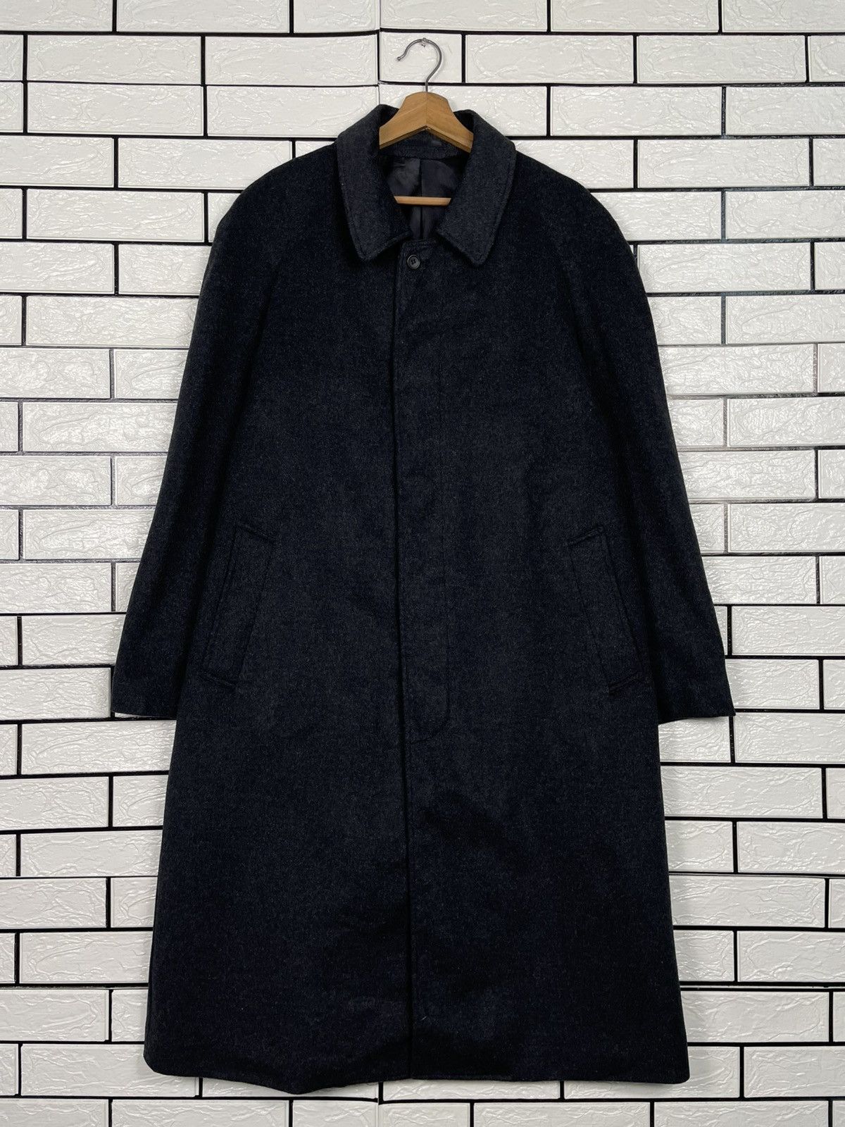 Japanese Brand Japanese Brand Sukipio Black Wool Coat Size US L / EU 52-54 / 3 - 1 Thumbnail