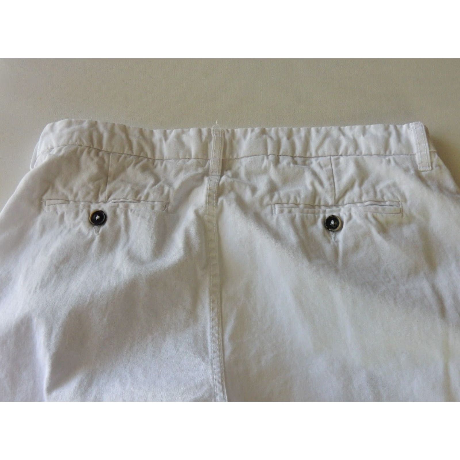 Sean John VINTAGE Dan John Men's Shorts Chino Size 33 White 9" Inseam Size US 33 - 2 Thumbnail