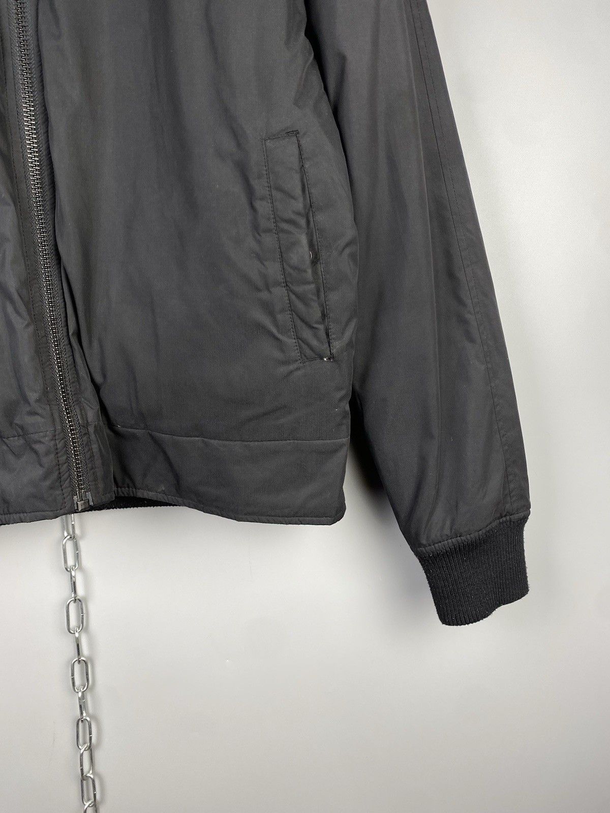 DENHAM Denham Black Full Zip Casual Bomber Jacket Size US M / EU 48-50 / 2 - 8 Thumbnail