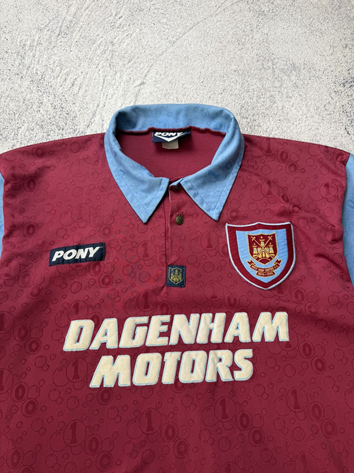 Umbro Vintage Umbro WEST HAM UNITED Centenary Shirt 1995-97 Size US M / EU 48-50 / 2 - 8 Thumbnail