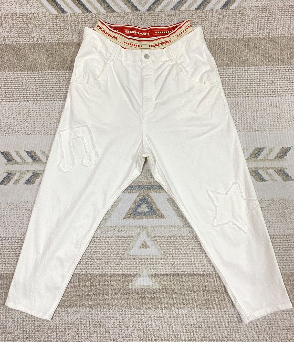 image of Frapbois Ankle Cut Pants in White, Men's (Size 32)