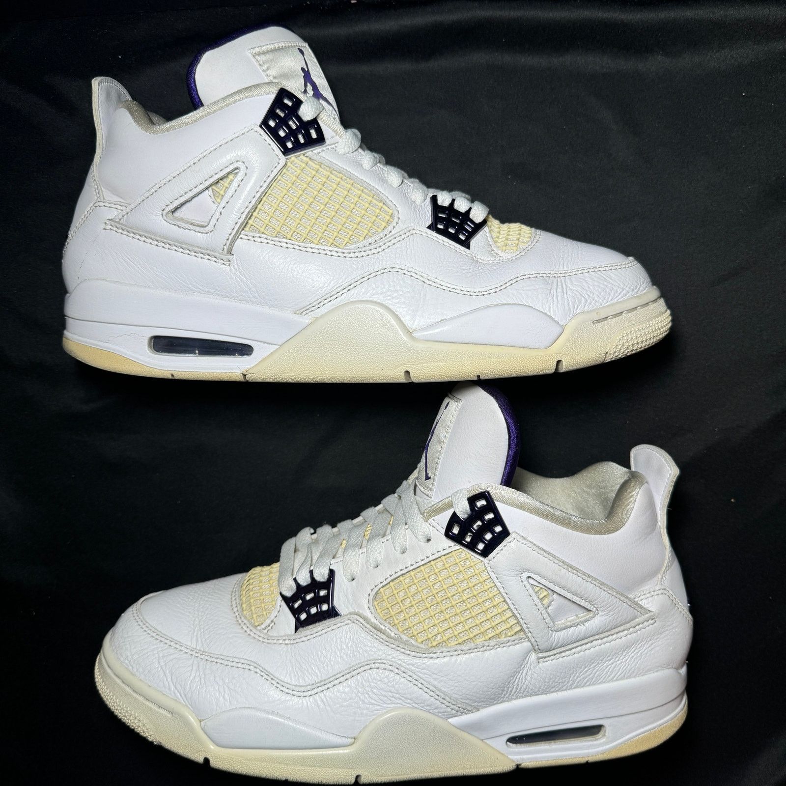 Jordan Brand × Nike Size 10.5 - Air Jordan 4 Retro Purple Metallic Men's Shoes Size US 10.5 / EU 43-44 - 3 Thumbnail