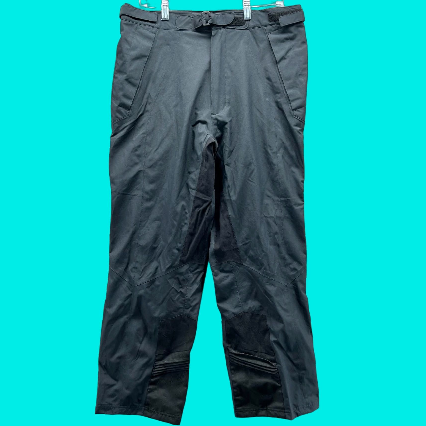 Vintage Sunice Pants Men Large Black Gore Tex Waterproof Rain Pants Weatherproof Regular Inseam 30 Men’s Size US 33 - 1 Thumbnail