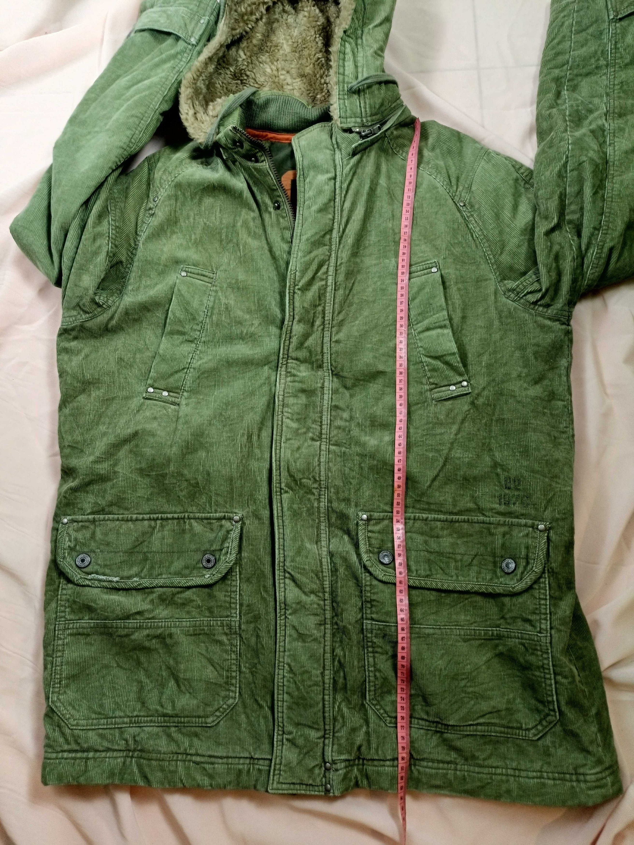 Other C.O.A.X Fur Corduroy Removable Hoodie Jacket Size US XL / EU 56 / 4 - 6 Thumbnail