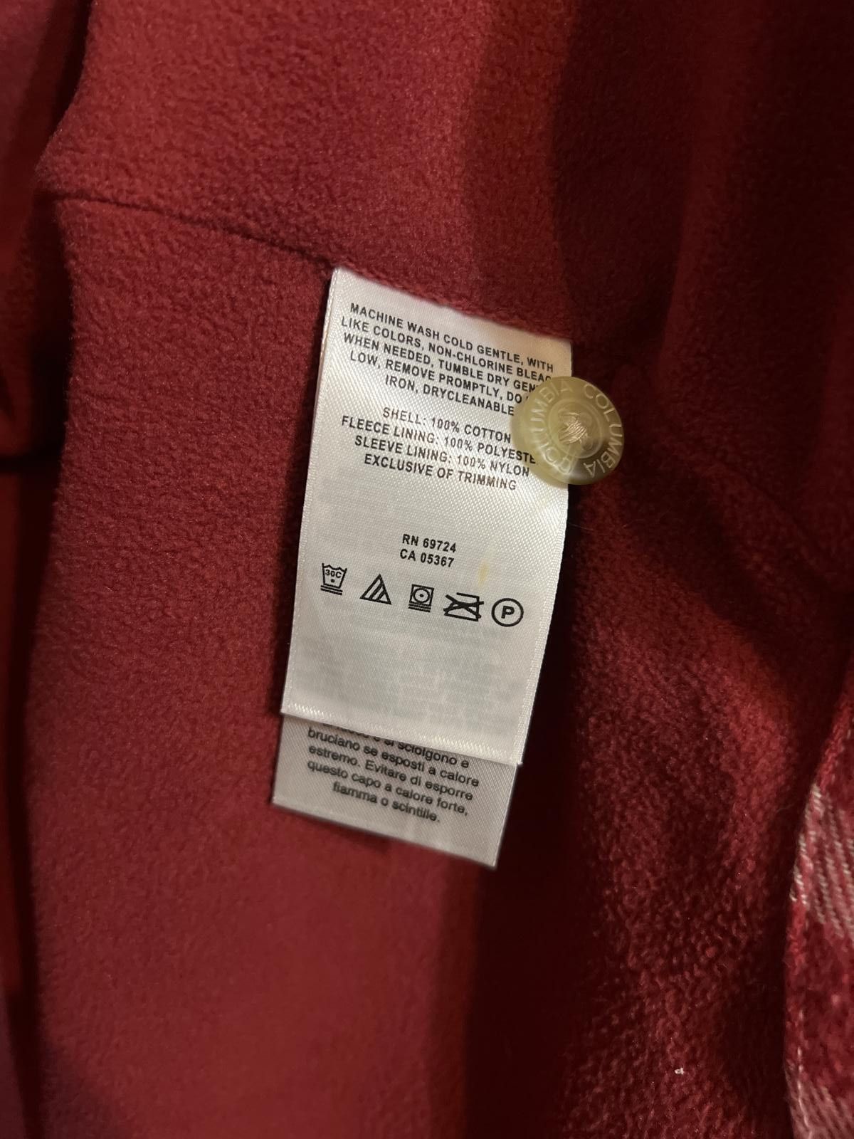 Columbia Columbia Men's Red Plaid Button-Up Shirt Jacket L Size US L / EU 52-54 / 3 - 5 Thumbnail