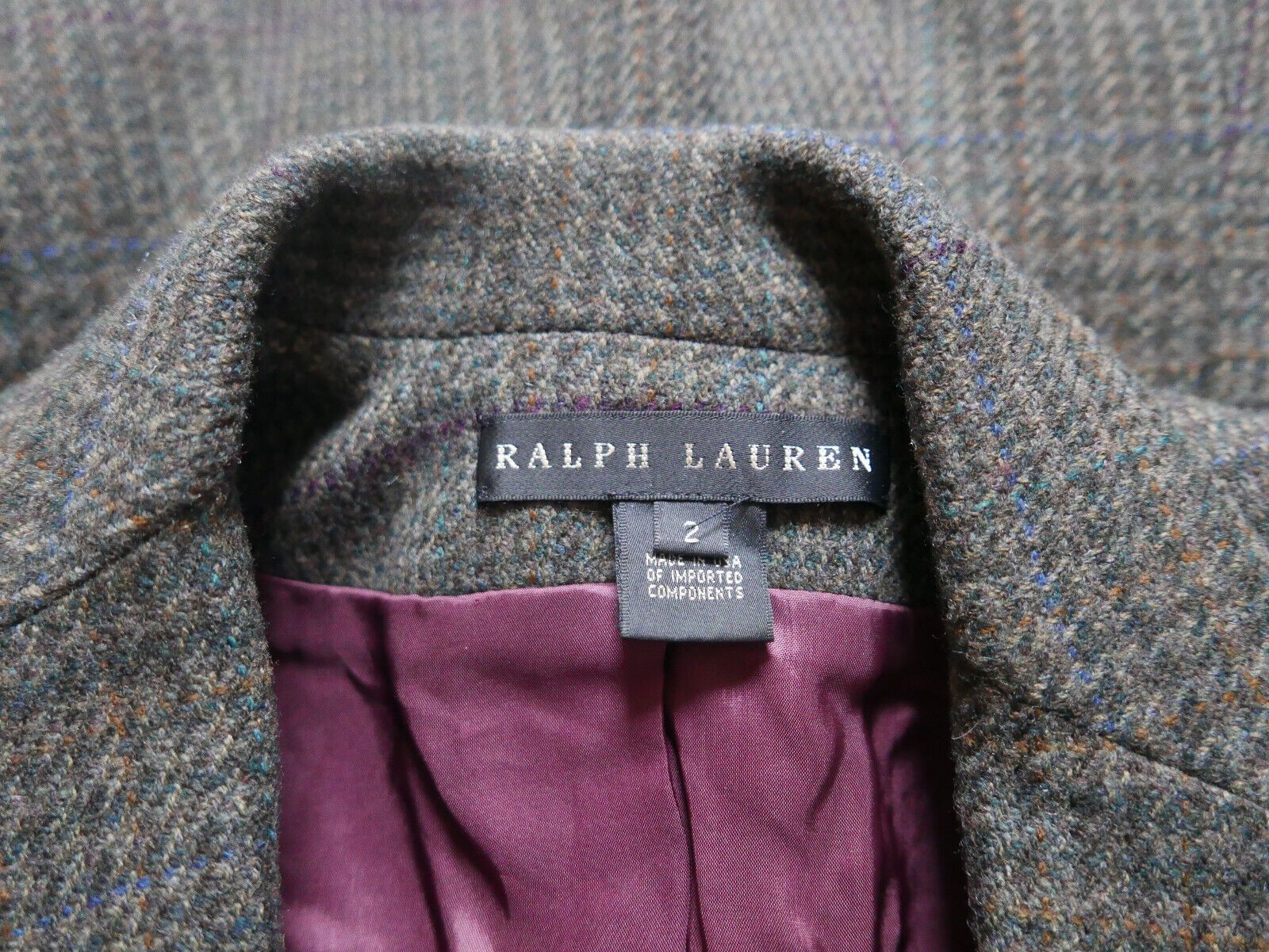Ralph Lauren Black Label Ralph Lauren Black Label Blazer Jacket Coat Tweed Wool USA 2 Size XS / US 0-2 / IT 36-38 - 3 Thumbnail