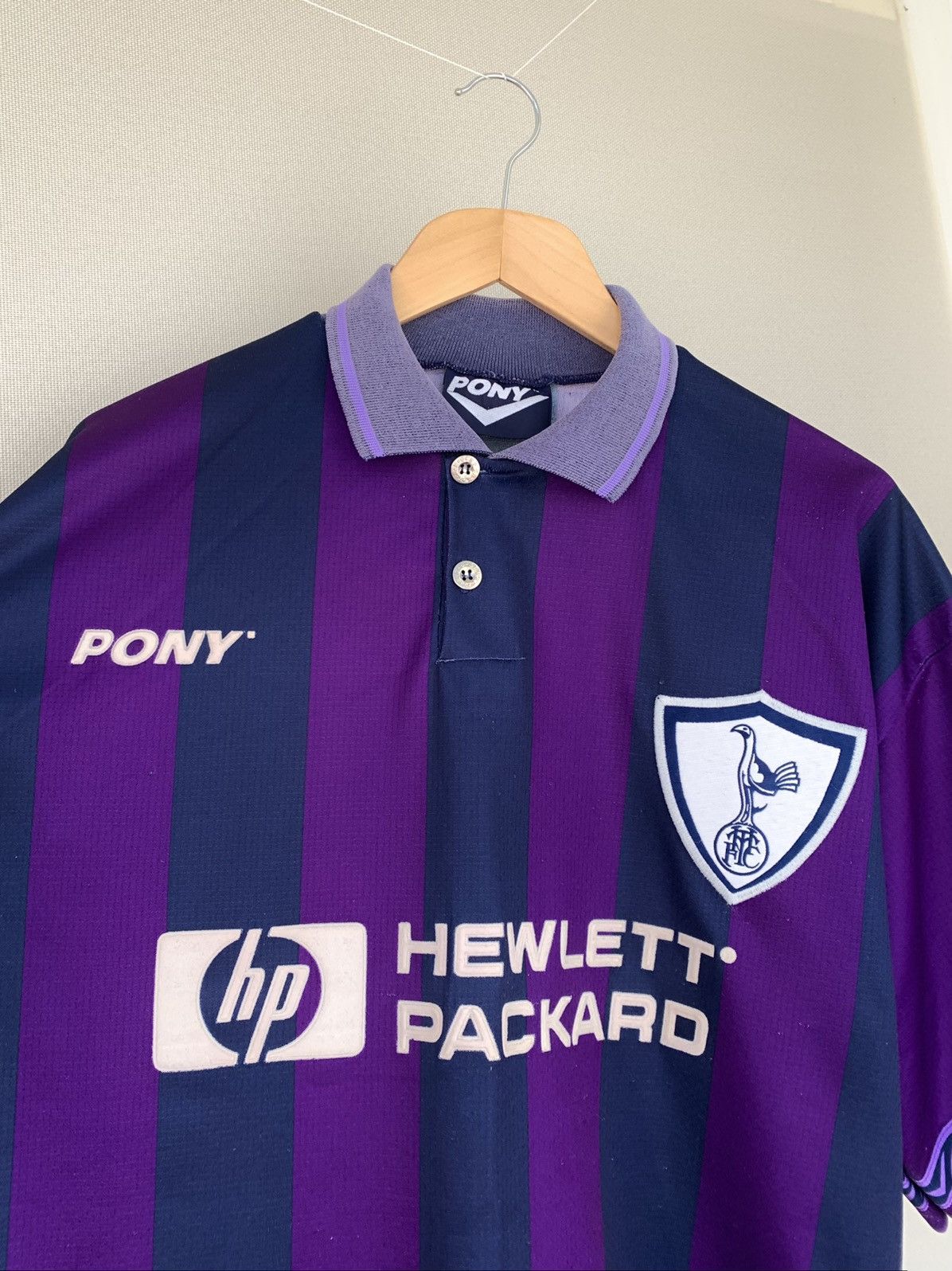PONY Pony Tottenham Hotspur Vintage 1995-1997 Away Shirt Size L Size US L / EU 52-54 / 3 - 8 Thumbnail