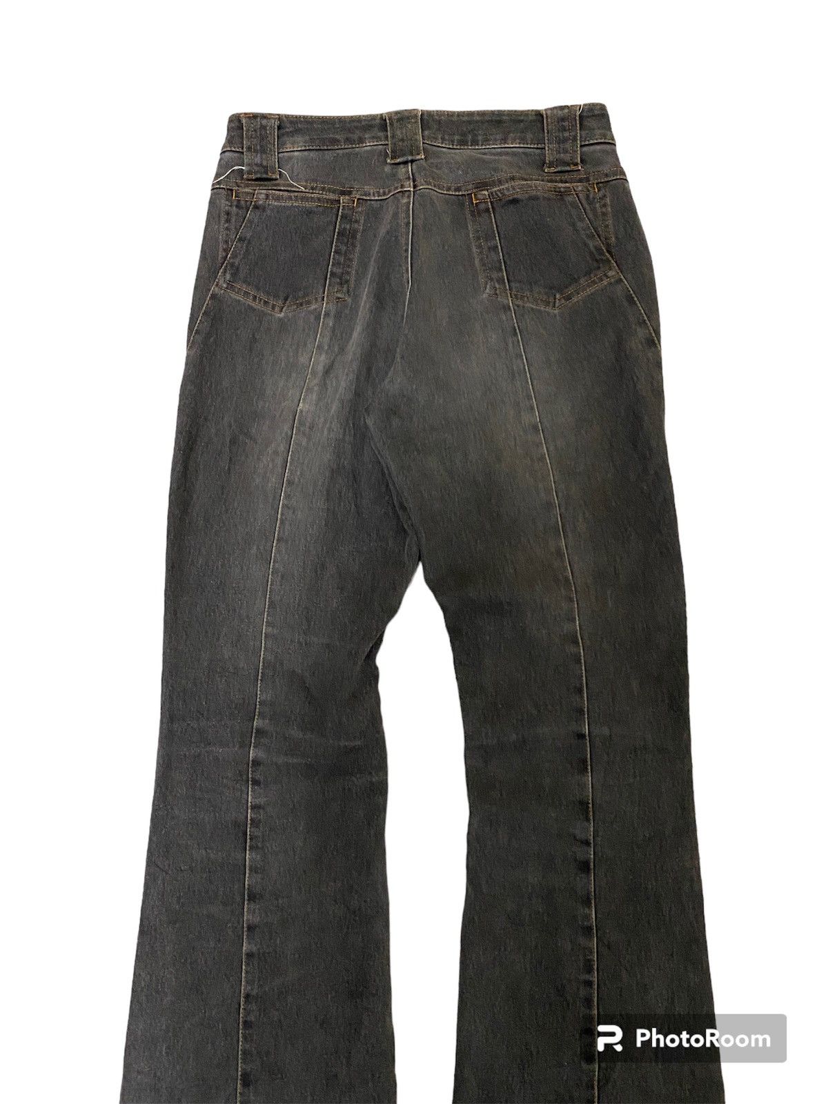 If Six Was Nine × Japanese Brand × Le Grande Bleu (L.G.B.) Fullheart Japan Spiral Cut Flare Denim Size US 27 - 6 Thumbnail