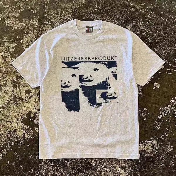 Vintage Fujisaki x Mei White Loose Pattern Short Sleeve T-Shirt Size US M / EU 48-50 / 2 - 2 Thumbnail