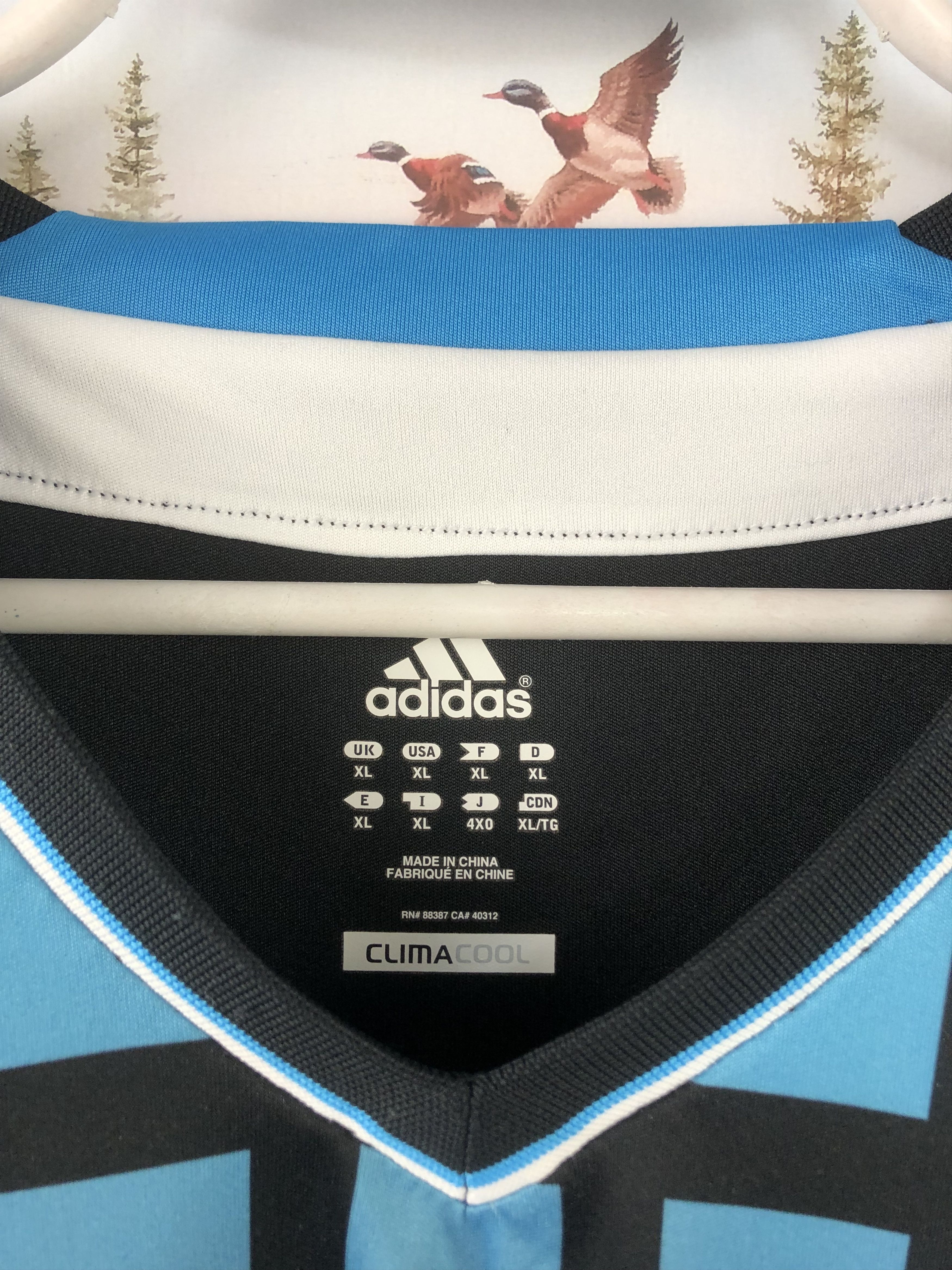 Adidas Chelsea Away football shirt 2011 Soccer Adidas Jersey Trikot Size US XL / EU 56 / 4 - 9 Thumbnail