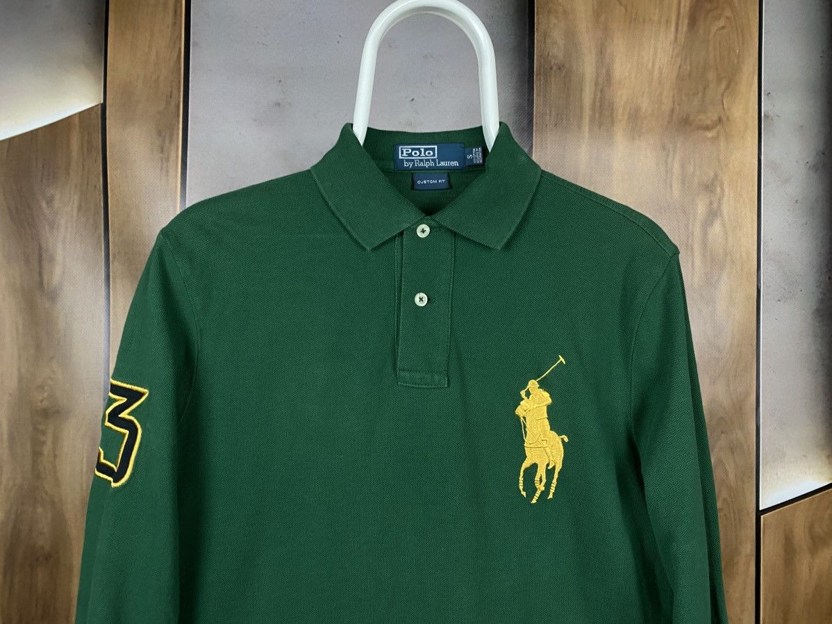 Polo Ralph Lauren 🎠Vintage 90s Polo Long Sleeve Polo Ralph Lauren Racing Tee🎠 Size US S / EU 44-46 / 1 - 5 Thumbnail