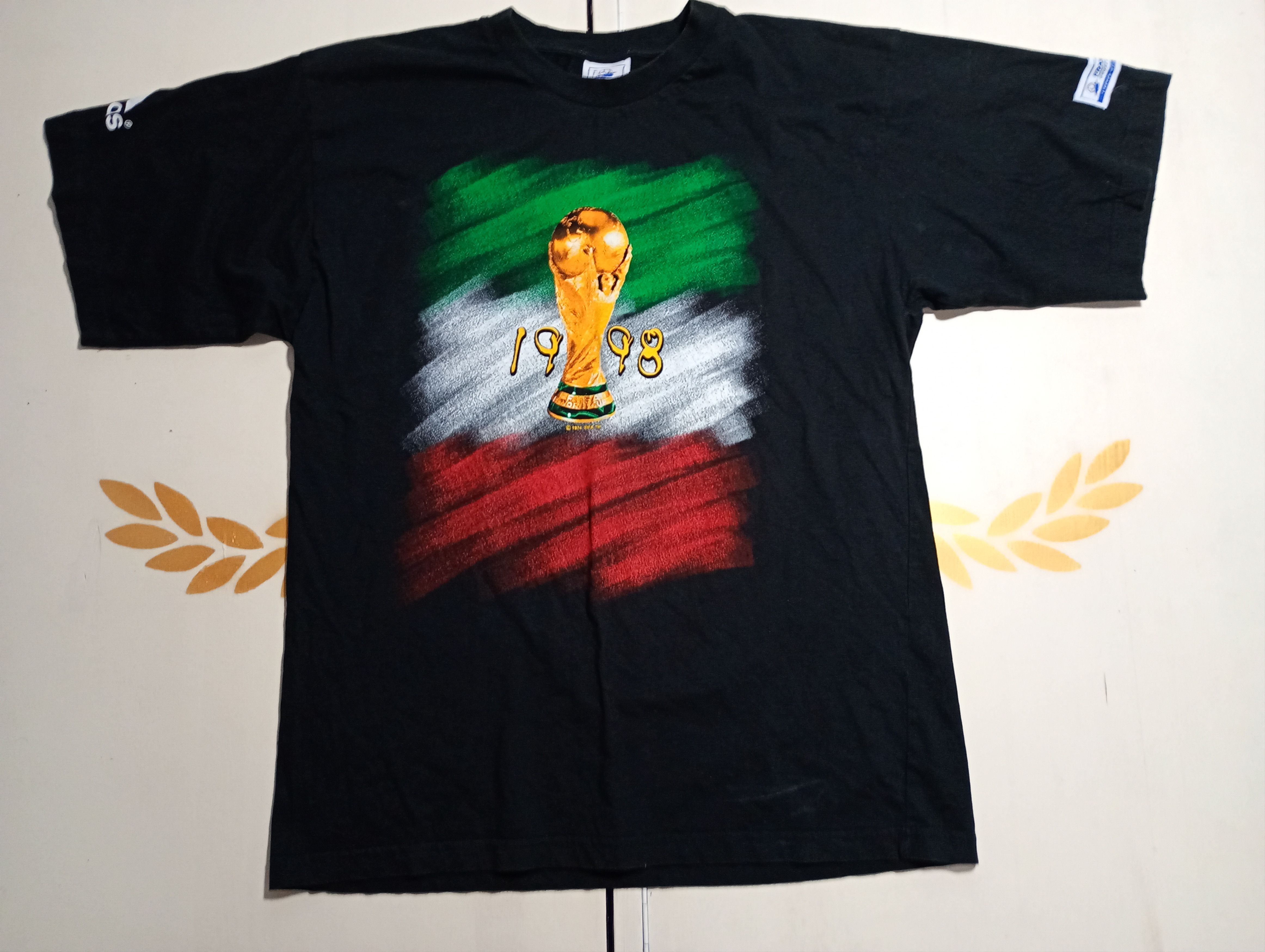 Adidas Adidas France 98 CUP T -Shirt Vintage Size US XL / EU 56 / 4 - 2 Thumbnail