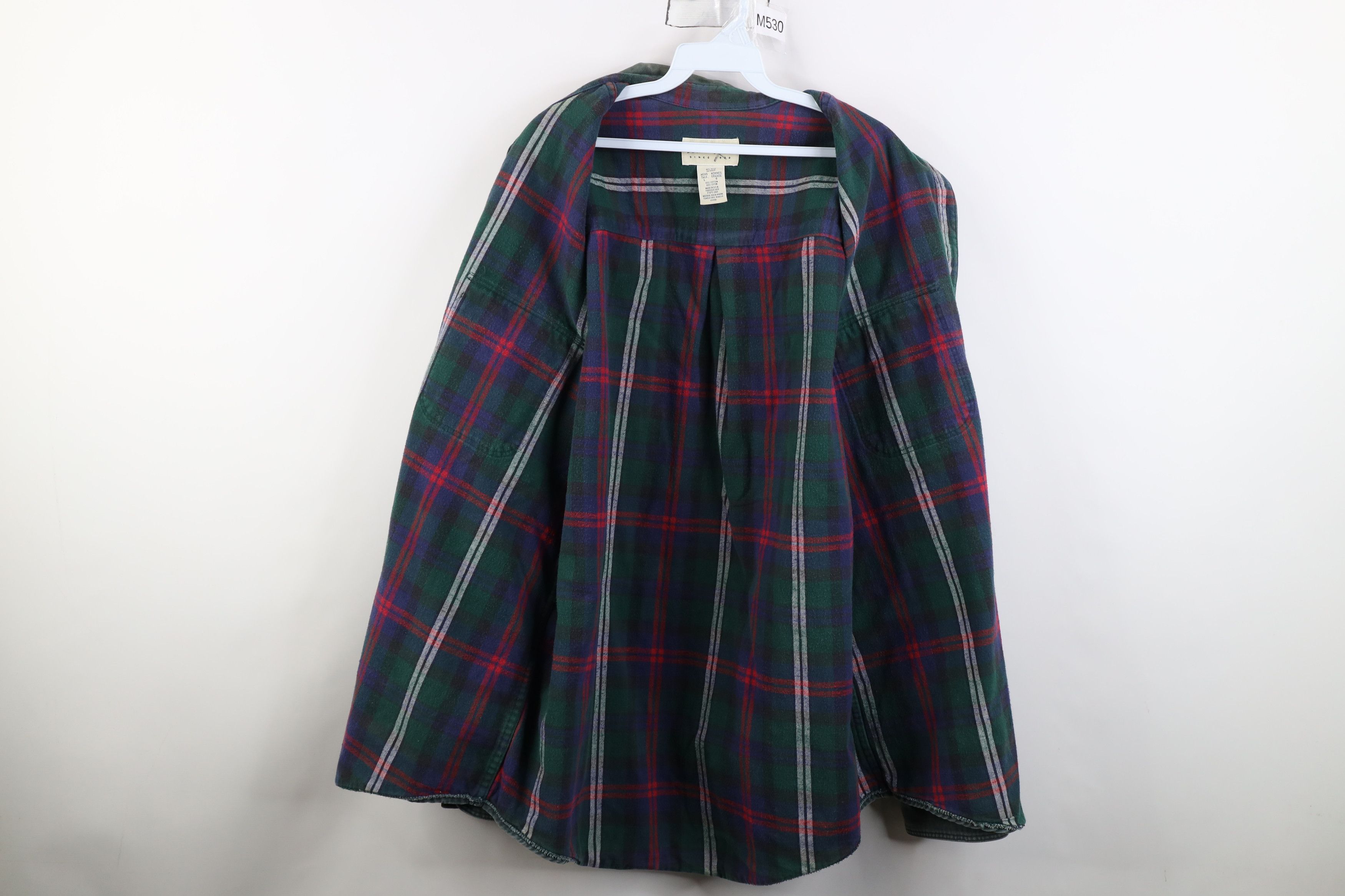 Eddie Bauer Vintage 90s Eddie Bauer Flannel Lined Shirt Jacket Jac Shirt Size US L / EU 52-54 / 3 - 10 Thumbnail