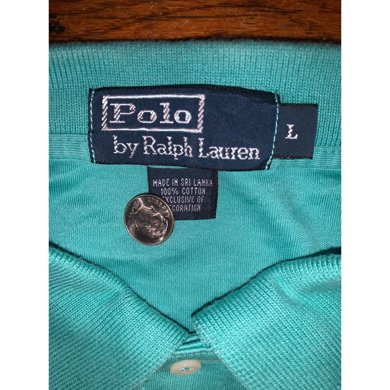 Polo Ralph Lauren Polo Ralph Lauren Teal Polo Shirt L Pink Pony Short Sleeve Size US L / EU 52-54 / 3 - 5 Thumbnail