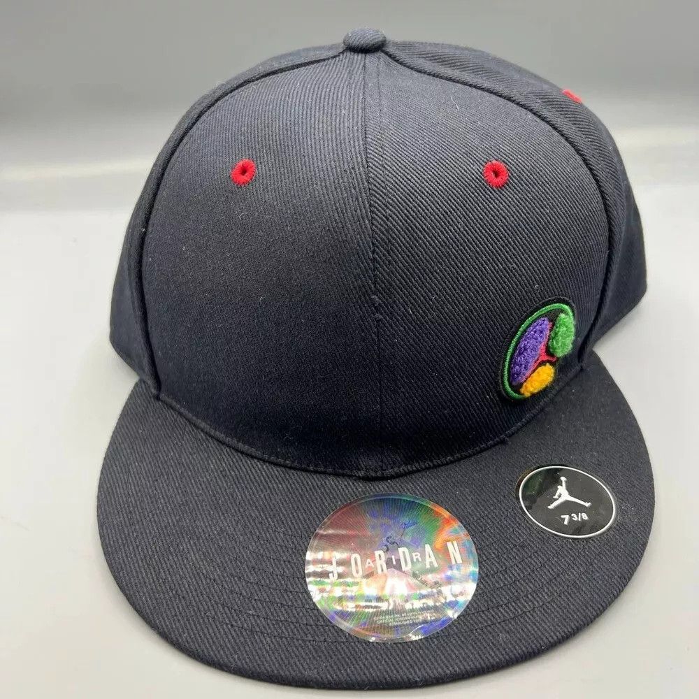 Jordan Brand Air Jordan Hat Men 7 3/8 Tri-Color Wheel Jumpman Fitted Cap Size ONE SIZE - 1 Thumbnail