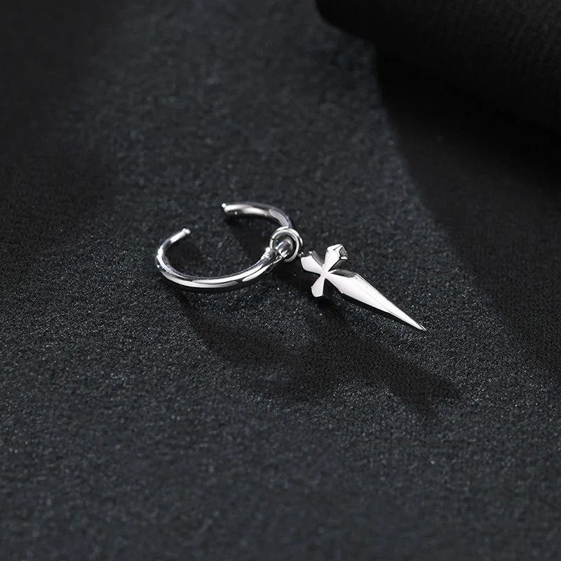 Japanese Brand × Vintage 1Pair Sword Cross Earrings Size ONE SIZE - 3 Thumbnail