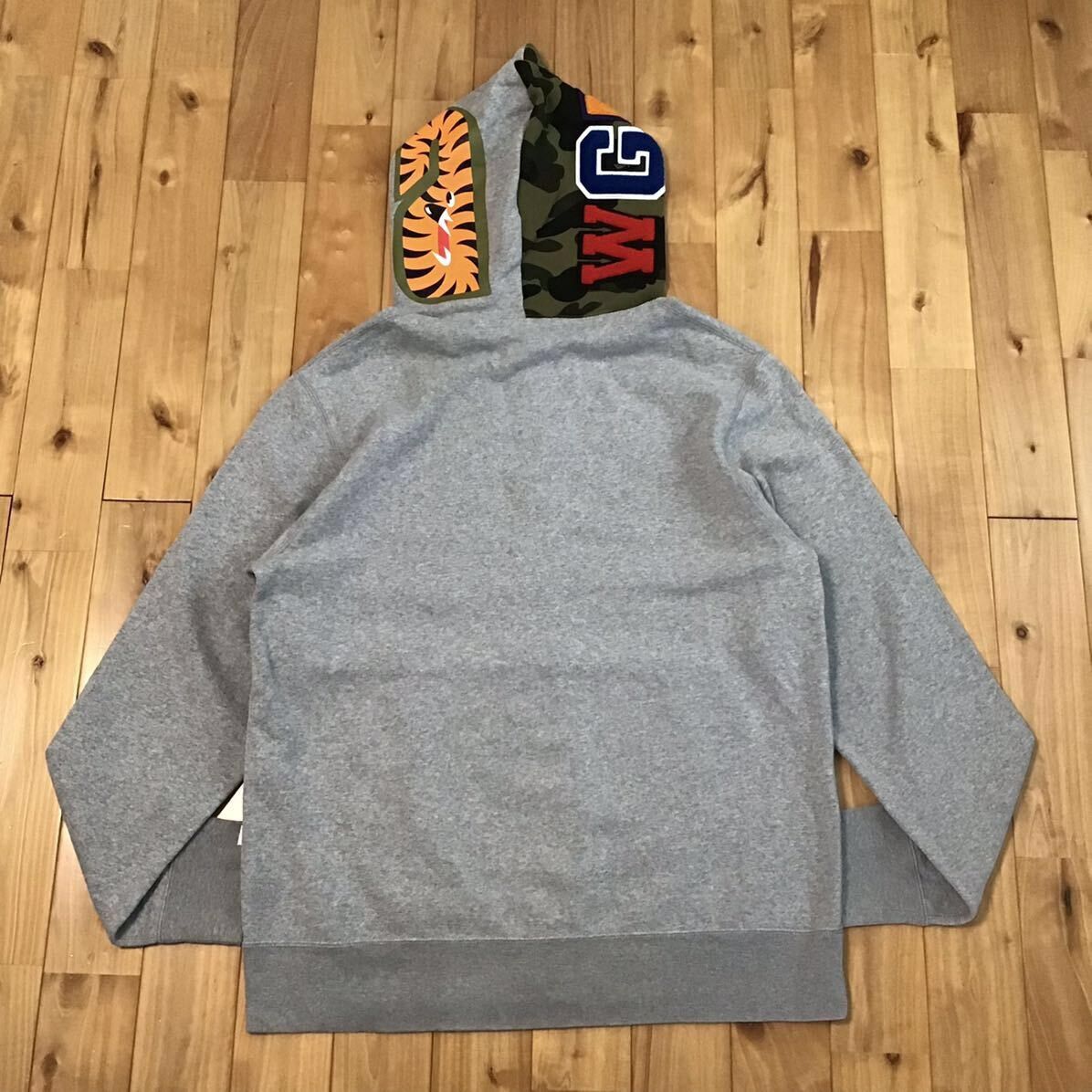 Bape BAPE camo Crazy Face Tiger Shark full zip Hoodie APE Size US XL / EU 56 / 4 - 3 Thumbnail