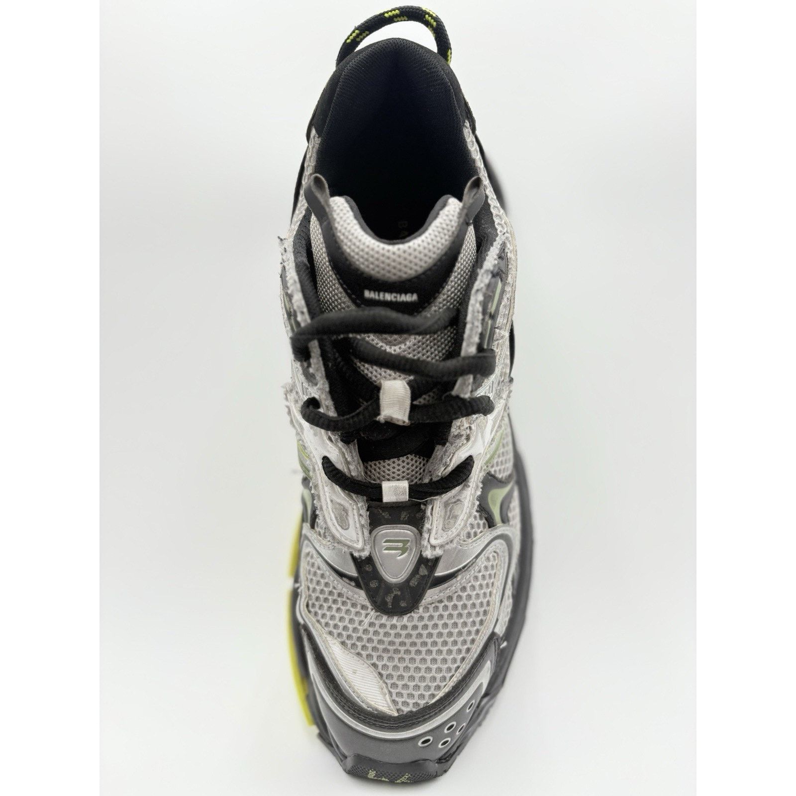 Balenciaga Balenciaga Runner 2.0 ' Silver Neon Yellow ' | SUPER CLEAN! Size US 13 / EU 46 - 11 Thumbnail