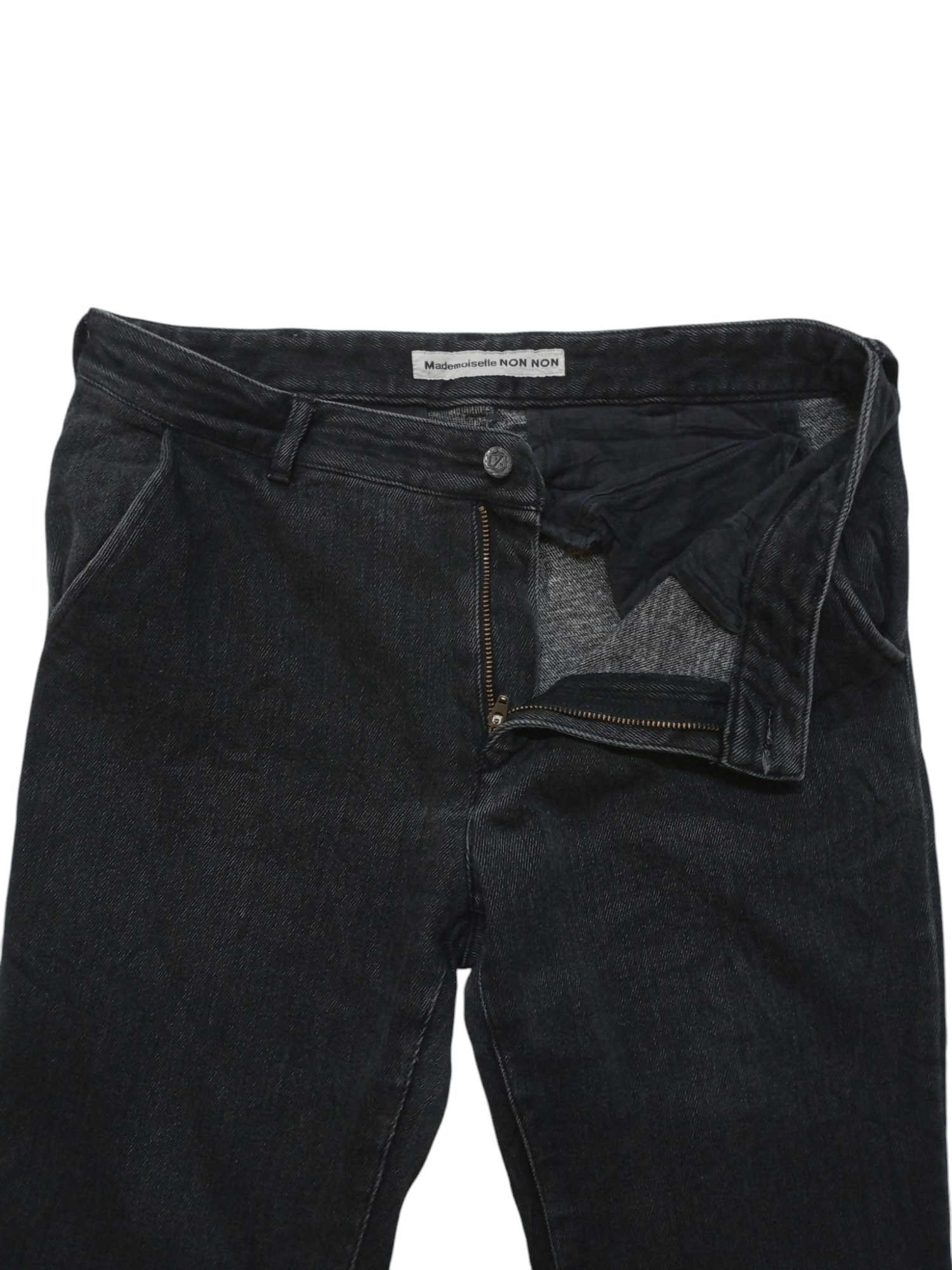 If Six Was Nine × Issey Miyake × Mademoiselle Non Non Issey Miyake Modemoiselle Non Non Distressed Skinny Jeans Size 30" / US 8 / IT 44 - 7 Thumbnail