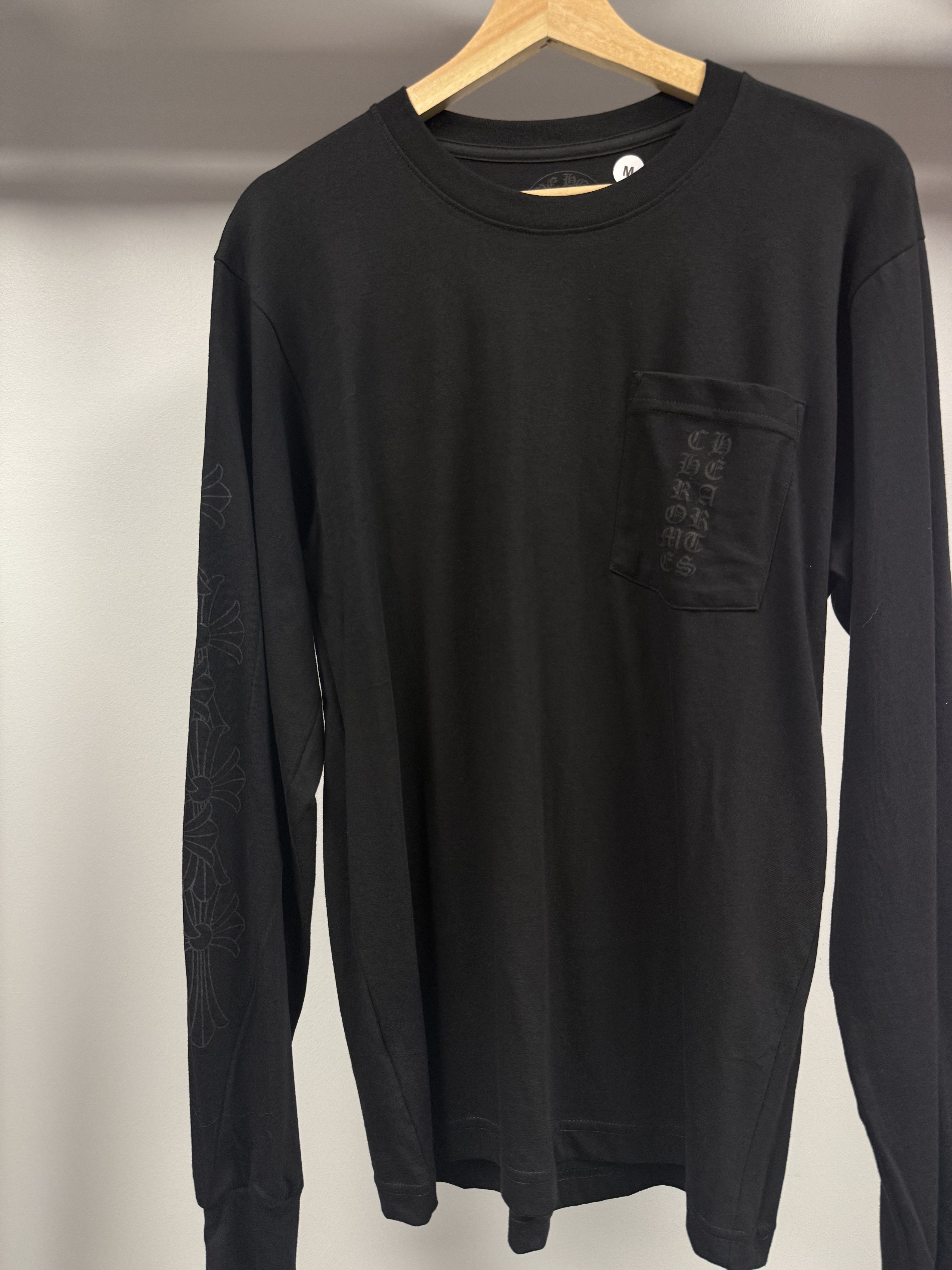 Chrome Hearts Chrome Hearts "Miami" Crosses Black on Black L/S -M Size US M / EU 48-50 / 2 - 2 Thumbnail