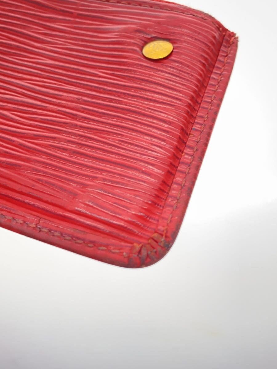 Louis Vuitton Louis Vuitton Epi Pochette Cre Leather Red Size ONE SIZE - 5 Thumbnail