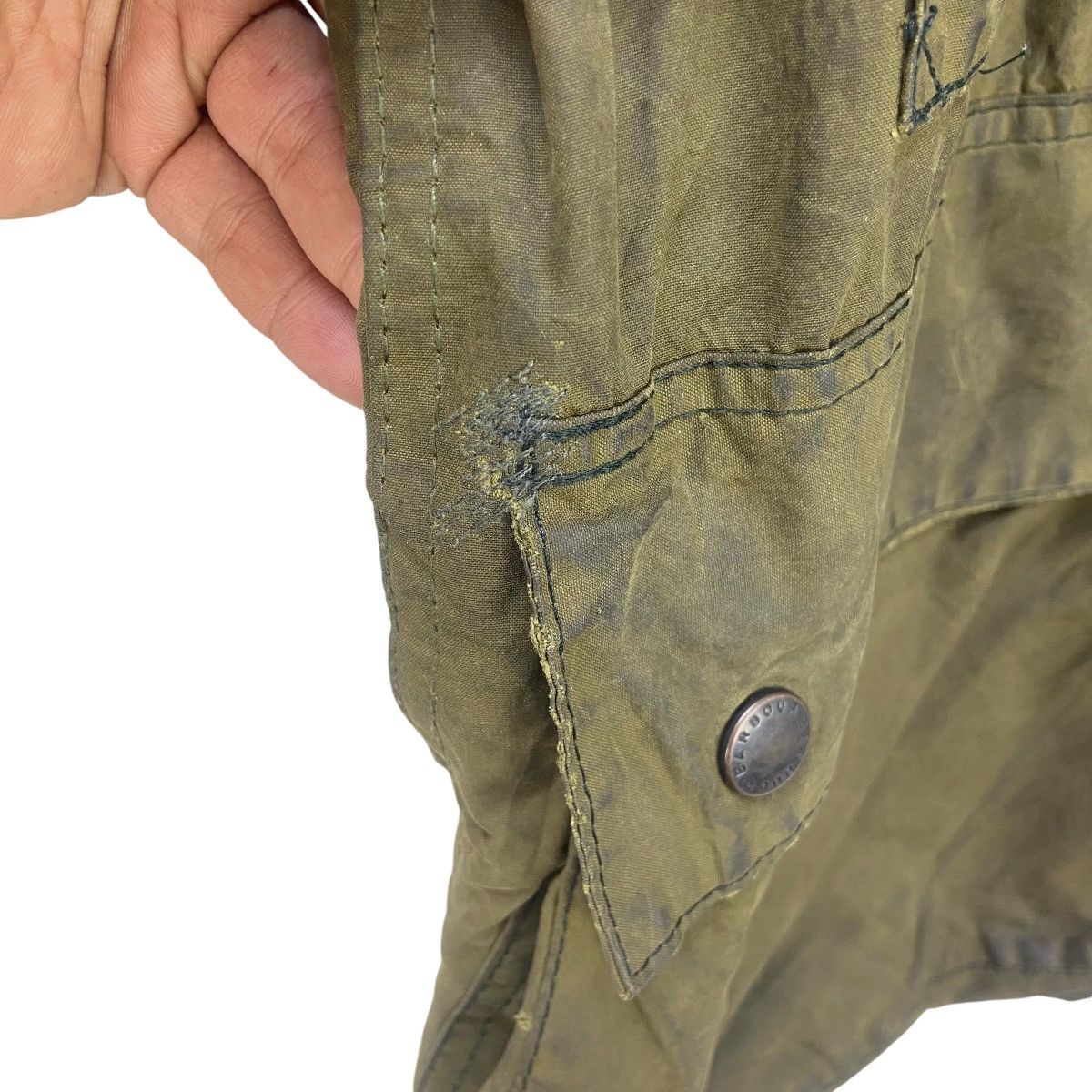Barbour Vintage Made in England Barbour Border Wax Jacket Size US M / EU 48-50 / 2 - 16 Thumbnail