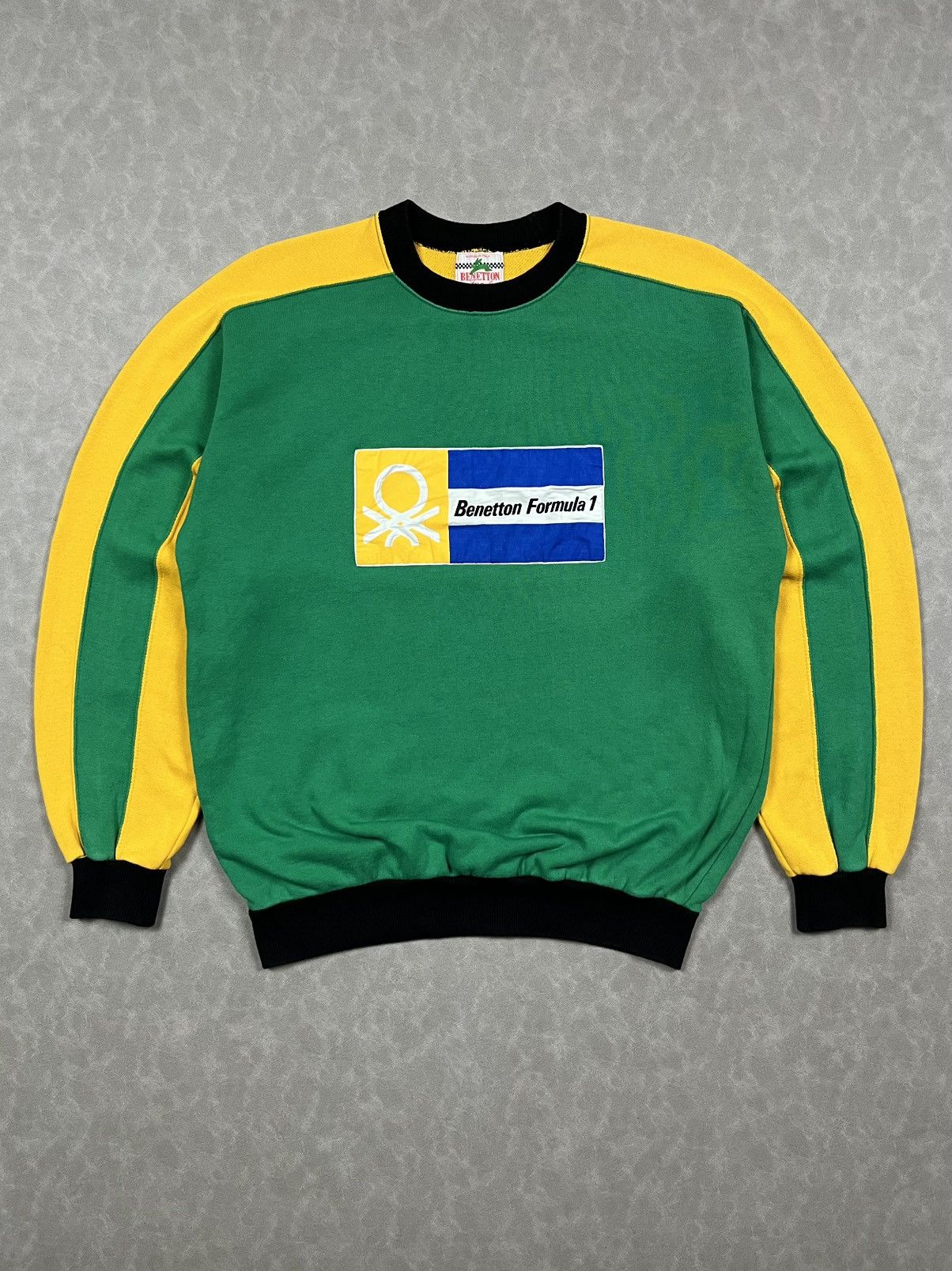 Benetton 90s Benetton F1 racing sweatshirt Size US M / EU 48-50 / 2 - 1 Thumbnail
