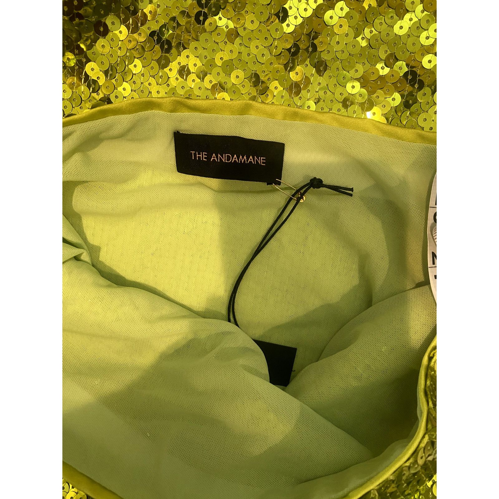 THE ANDAMANE THE ANDAMANE Gisele Tube Mini Dress Lime 44 Size L / US 10 / IT 46 - 6 Thumbnail