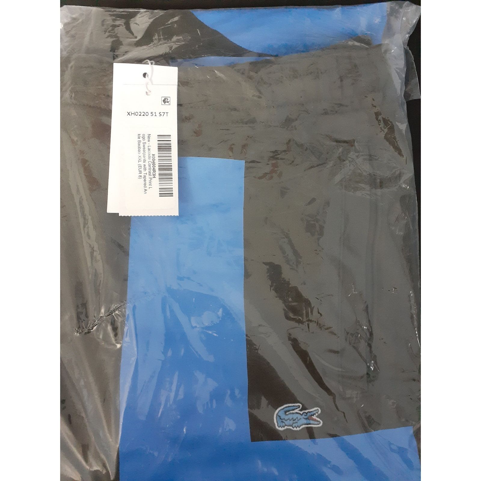 Lacoste Lacoste Contrast Print Logo Sweatpants Tapered Ankle 2XL Size US 36 / EU 52 - 2 Thumbnail
