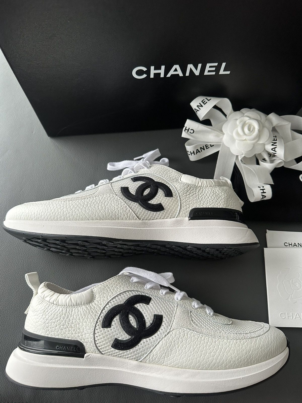 Chanel Super Rare Limited Edition Chanel Logo Men’s Sneaker Size US 11 / EU 44 - 7 Thumbnail