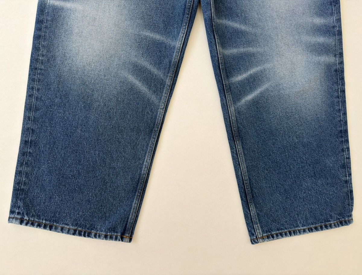 Y/Project A/W 23 ‘’Whiskers Mid Blue’ Washed Jeans Size US 32 / EU 48 - 4 Thumbnail