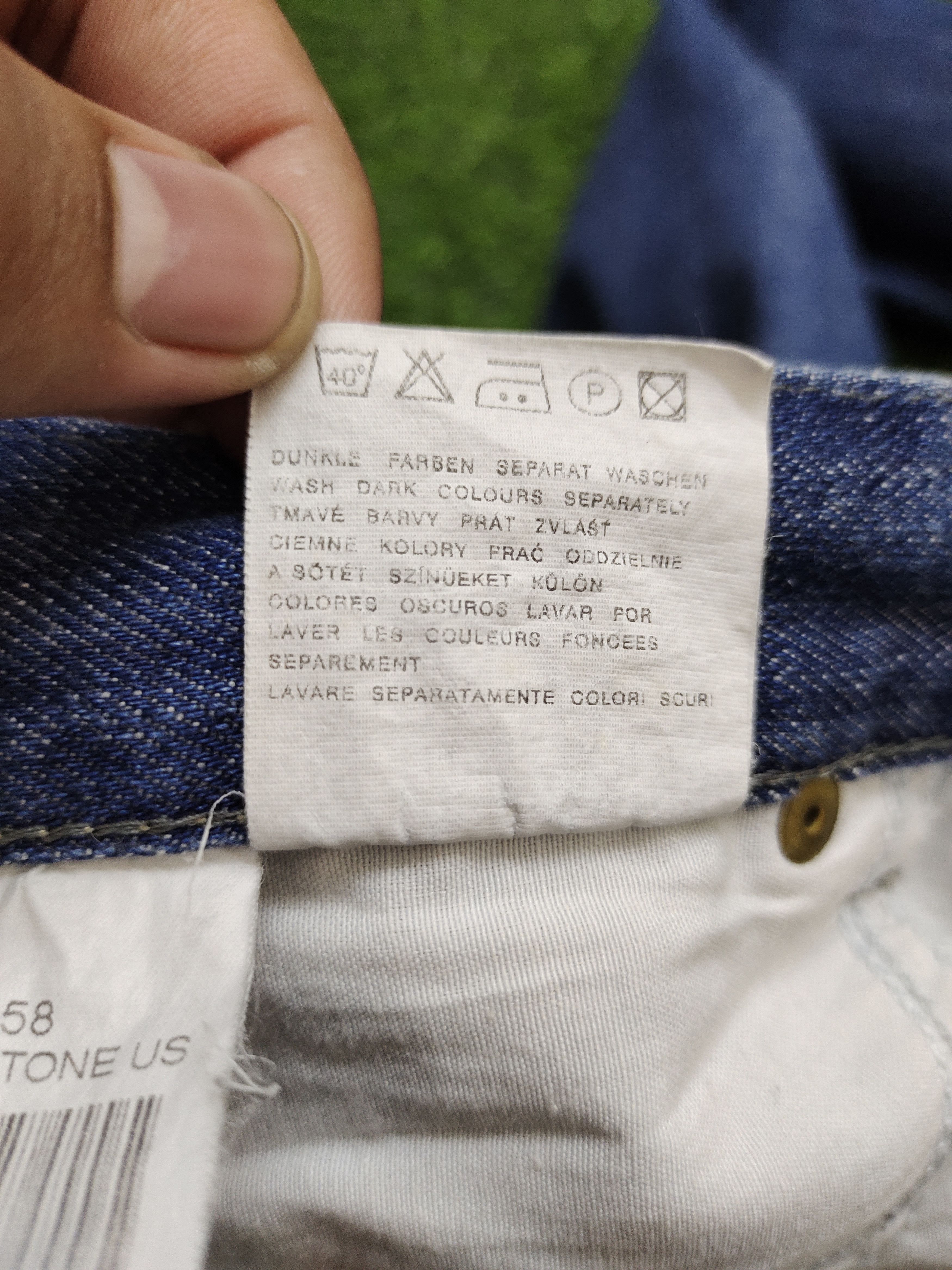 If Six Was Nine Flare Jeans Fishbone Faded Boot Cut Bell Bottom Size US 28 / EU 44 - 22 Thumbnail