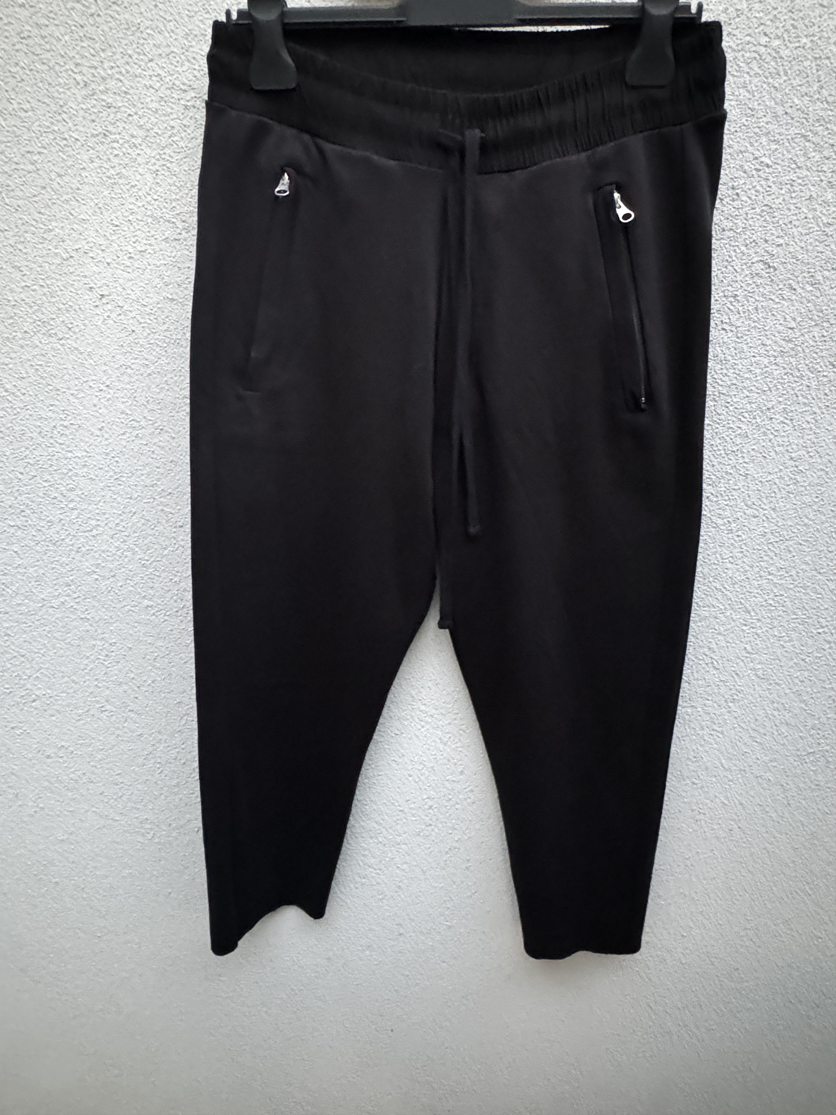 Thom Krom Black Drop Crotch Pad Trousers S