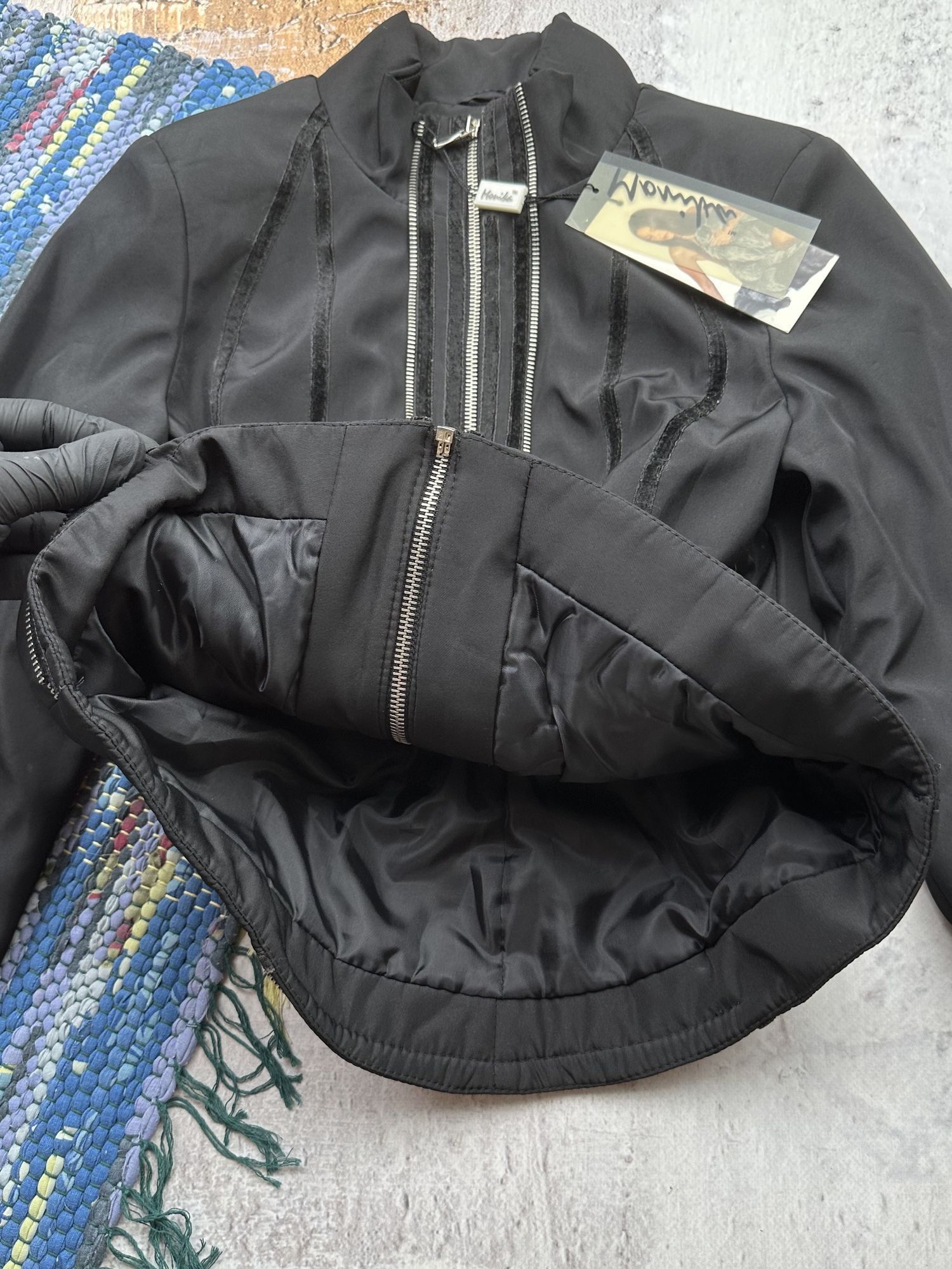 Vintage Vintage Cropped Jacket A280(199)(D15) Size XS / US 0-2 / IT 36-38 - 4 Thumbnail