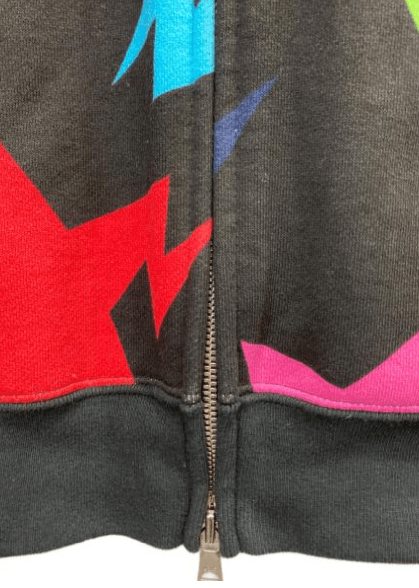 Bape Bape Black Multi Sta Pattern Star Full Zip Hoodie Size US L / EU 52-54 / 3 - 8 Thumbnail
