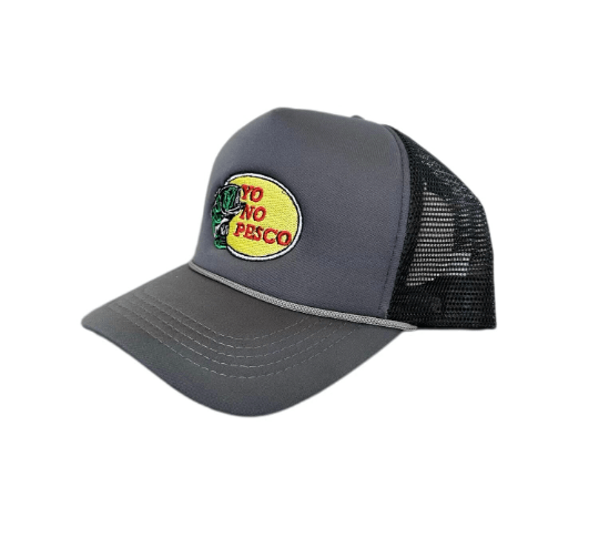 Generic Yo No Pesco Trucker Style Mesh Hat - Gray | Grailed